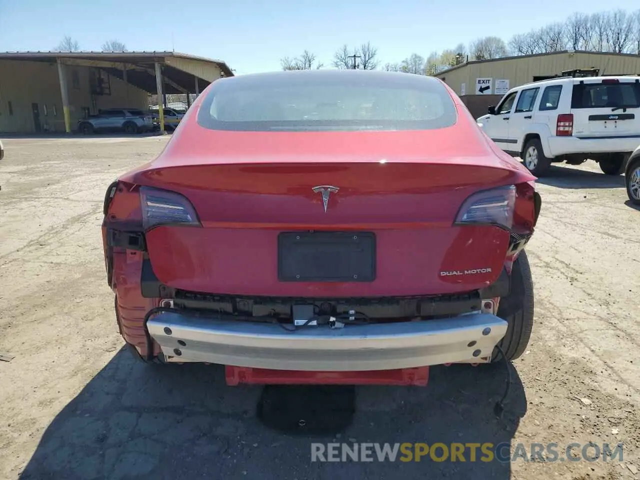6 Photograph of a damaged car 5YJ3E1EB8LF543195 TESLA MODEL 3 2020