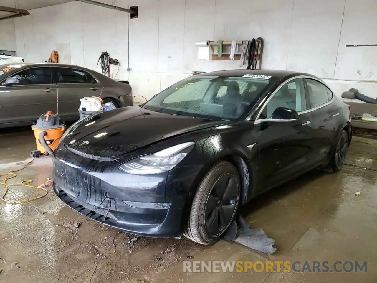 2 Photograph of a damaged car 5YJ3E1EB8LF589187 TESLA MODEL 3 2020