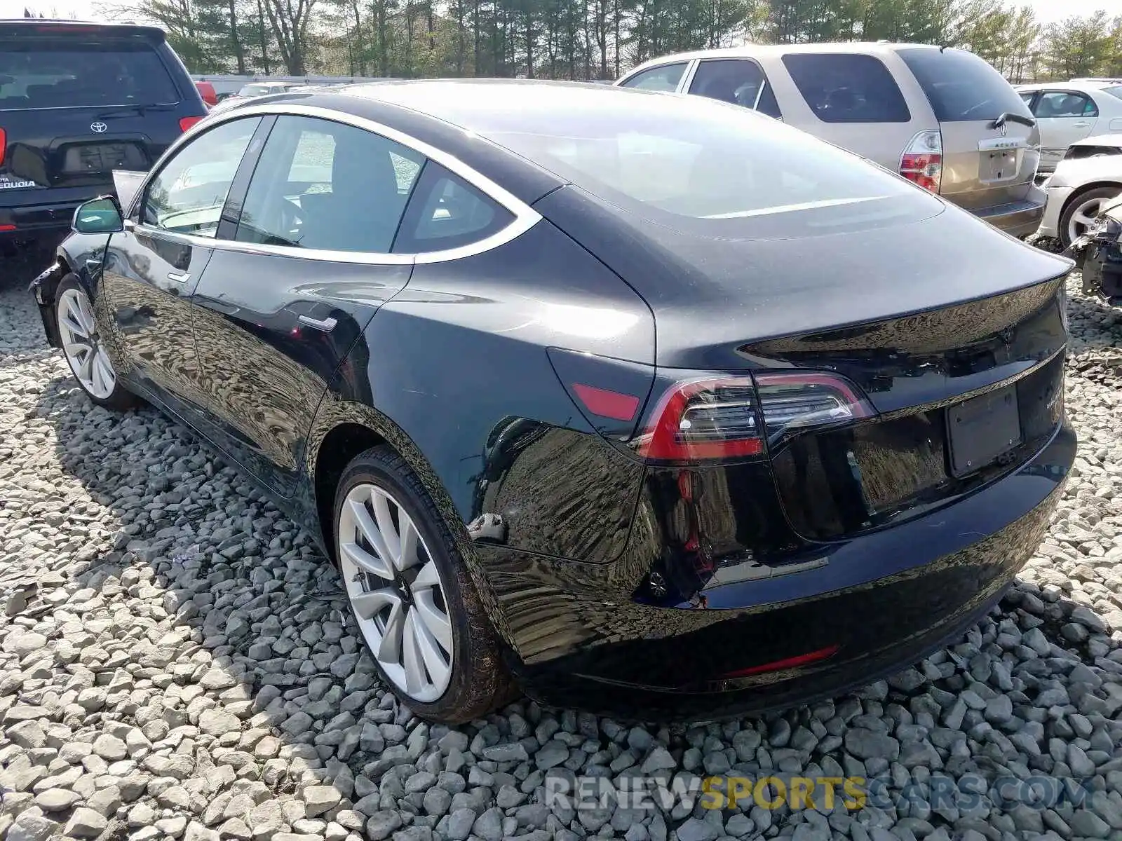 3 Photograph of a damaged car 5YJ3E1EB8LF600754 TESLA MODEL 3 2020