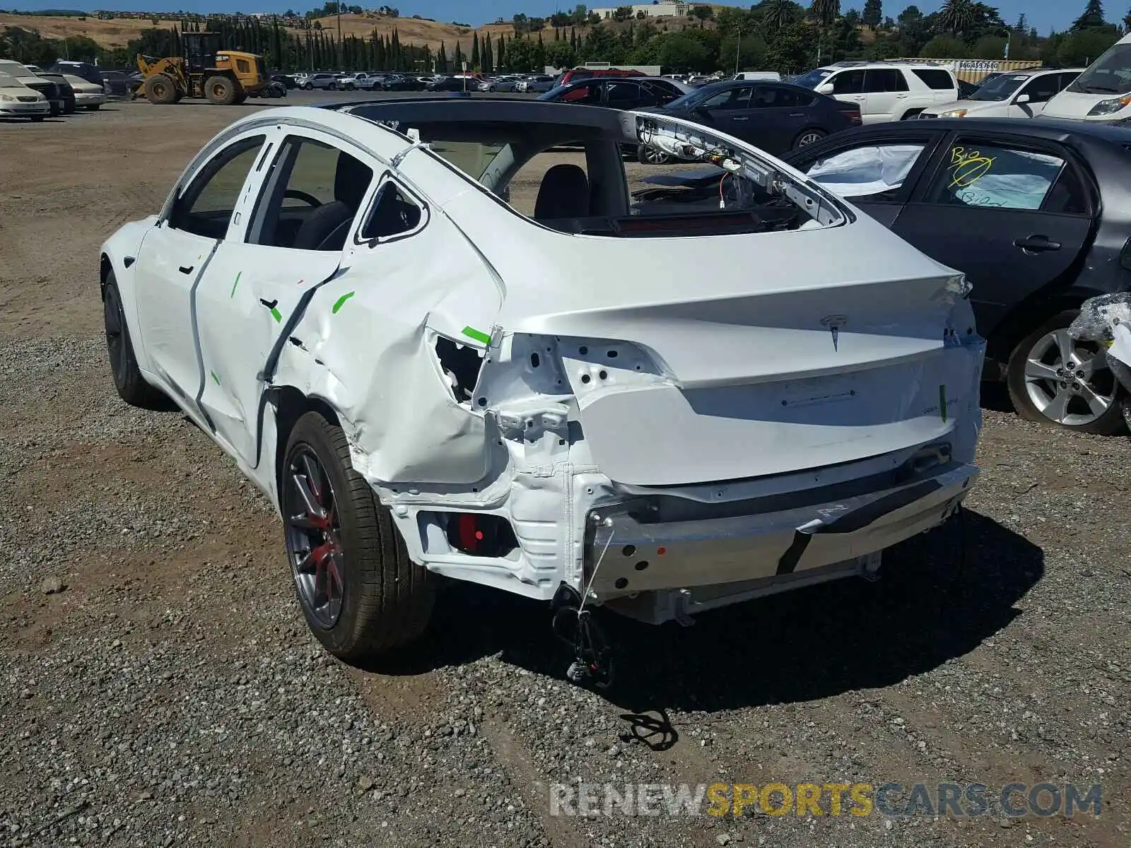 3 Photograph of a damaged car 5YJ3E1EB8LF618879 TESLA MODEL 3 2020