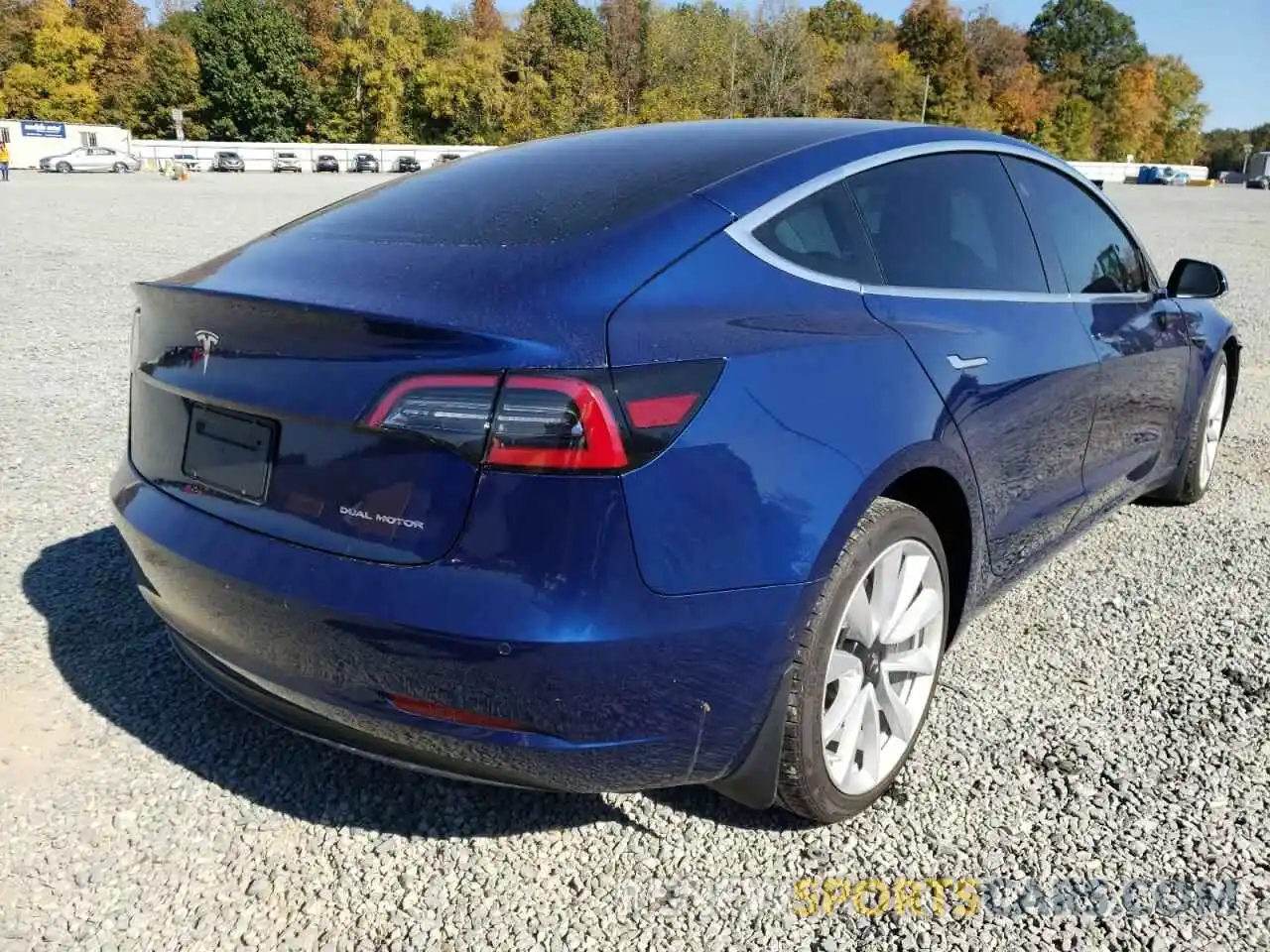 4 Photograph of a damaged car 5YJ3E1EB8LF620616 TESLA MODEL 3 2020