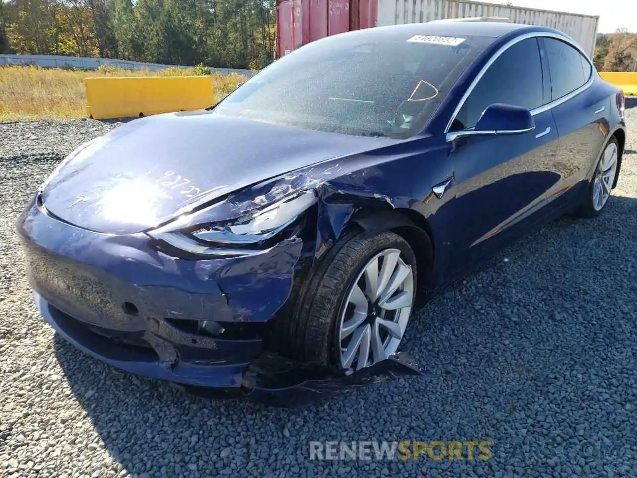 9 Photograph of a damaged car 5YJ3E1EB8LF620616 TESLA MODEL 3 2020