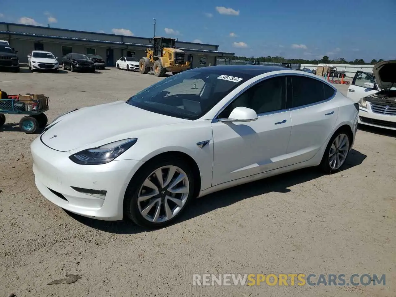 1 Photograph of a damaged car 5YJ3E1EB8LF622723 TESLA MODEL 3 2020