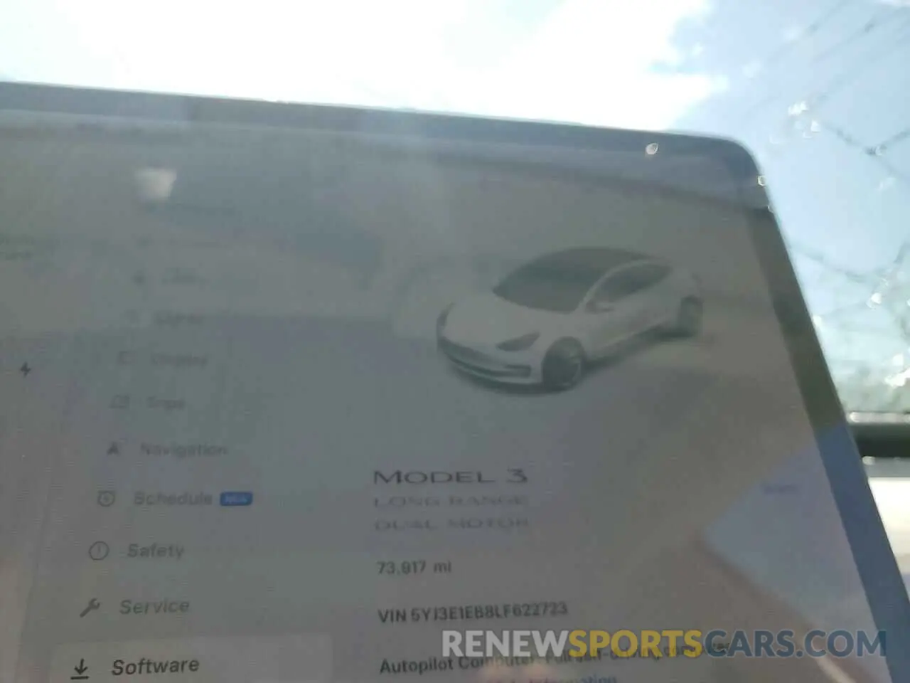 9 Photograph of a damaged car 5YJ3E1EB8LF622723 TESLA MODEL 3 2020