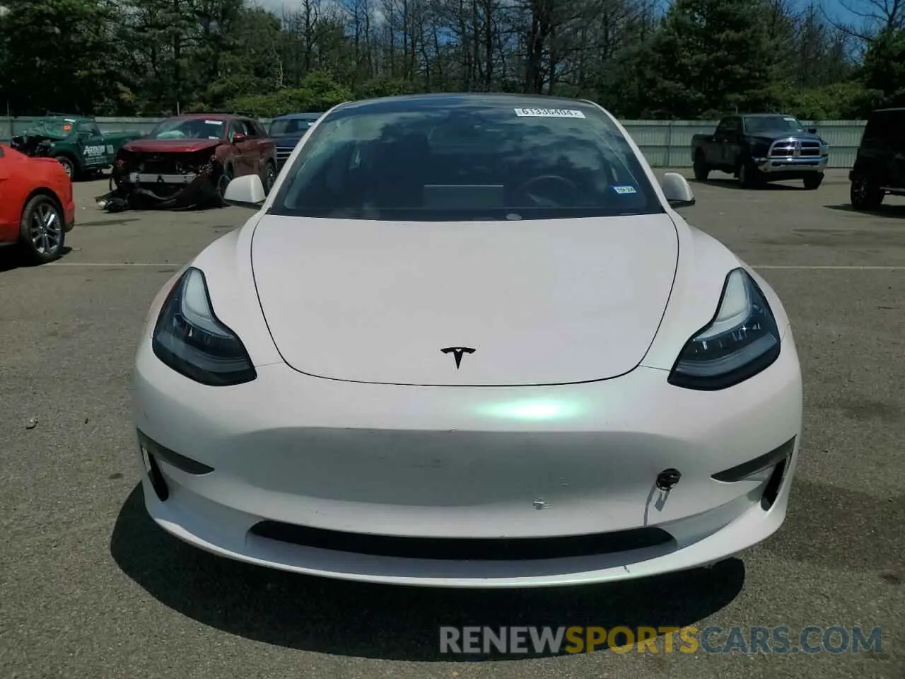 5 Photograph of a damaged car 5YJ3E1EB8LF628389 TESLA MODEL 3 2020