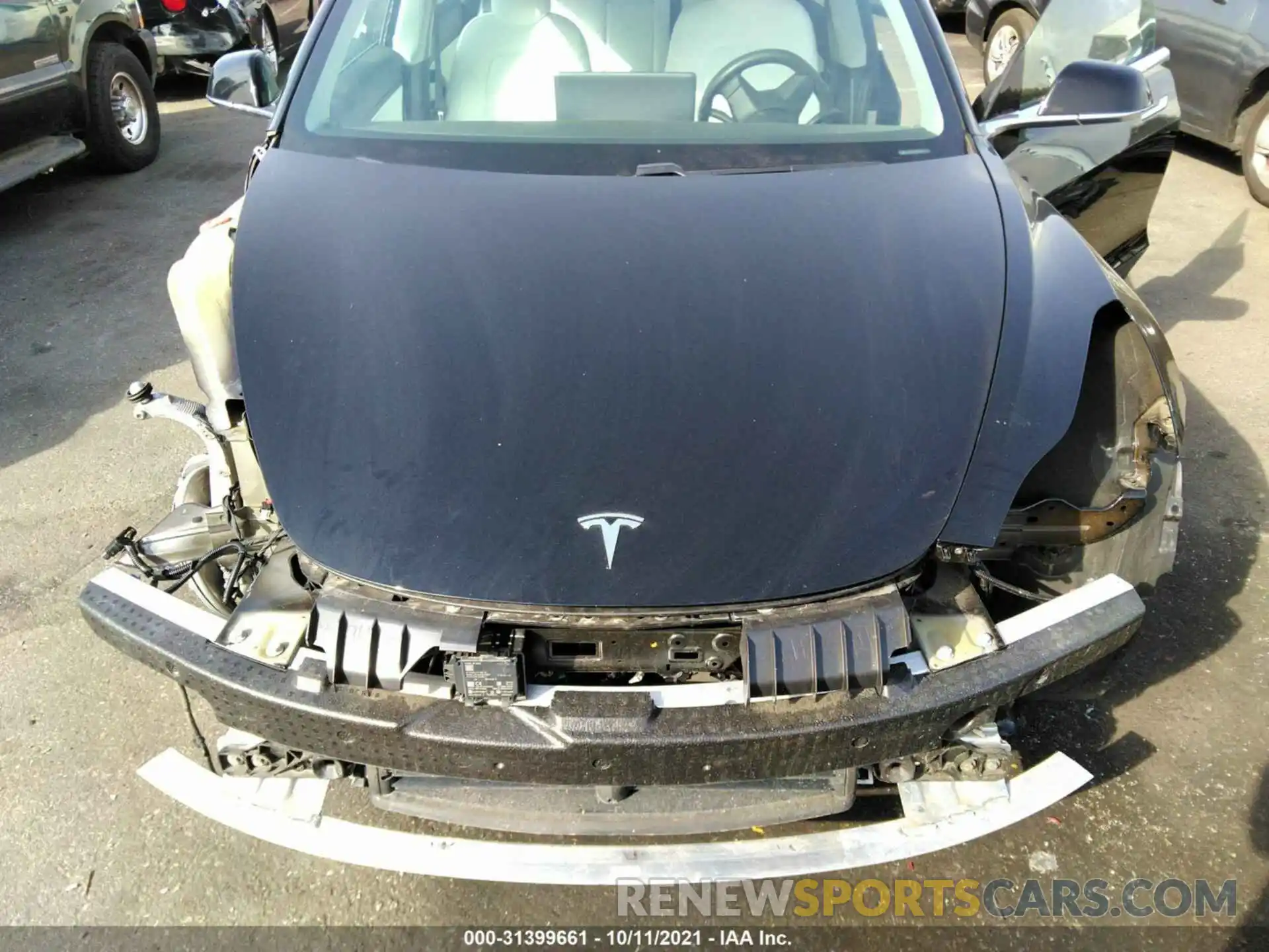 10 Photograph of a damaged car 5YJ3E1EB8LF638971 TESLA MODEL 3 2020