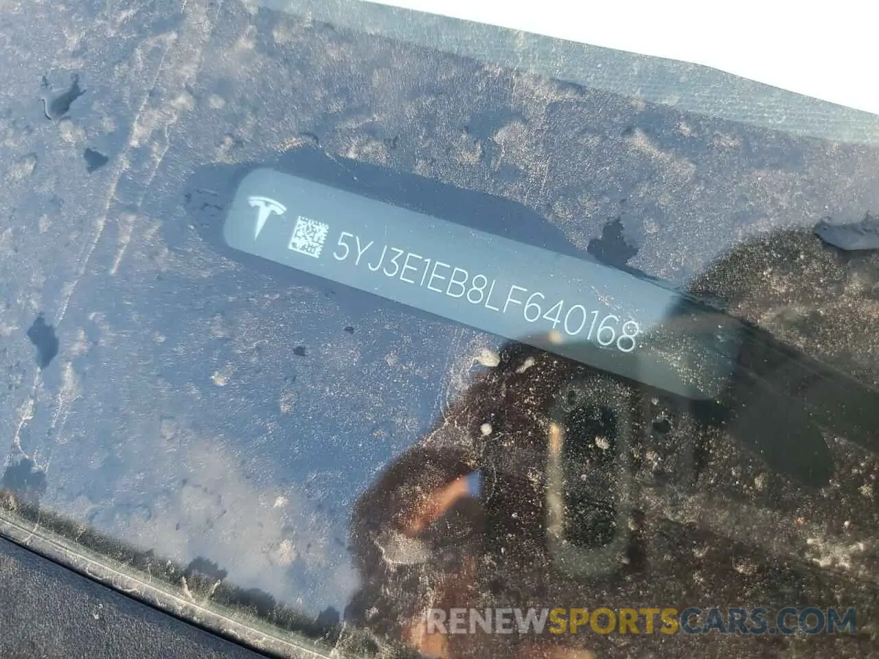12 Photograph of a damaged car 5YJ3E1EB8LF640168 TESLA MODEL 3 2020