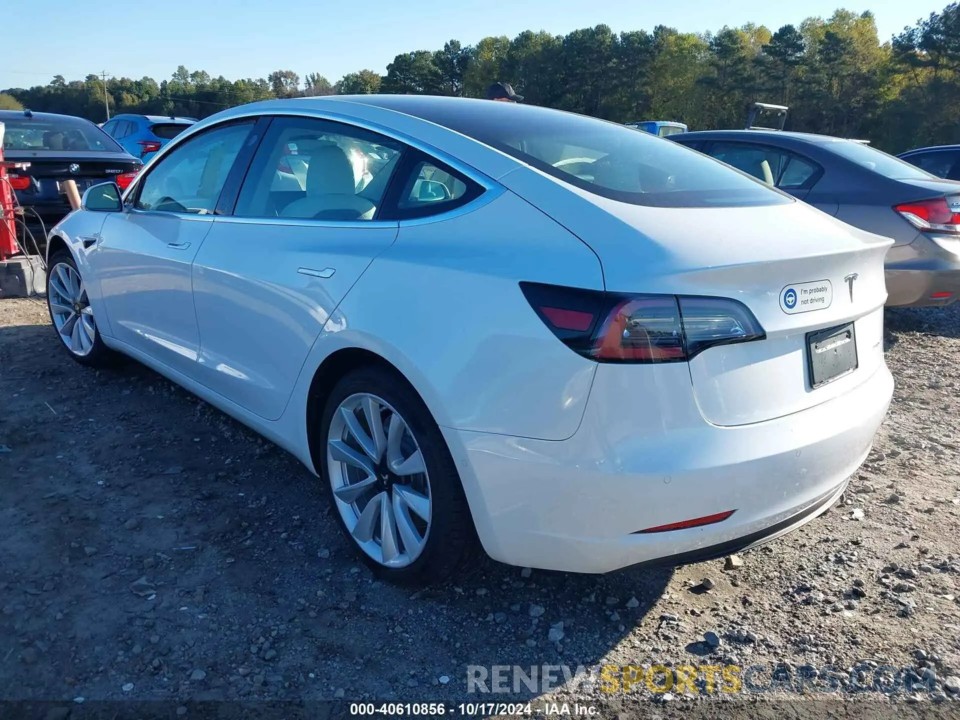 3 Photograph of a damaged car 5YJ3E1EB8LF640607 TESLA MODEL 3 2020