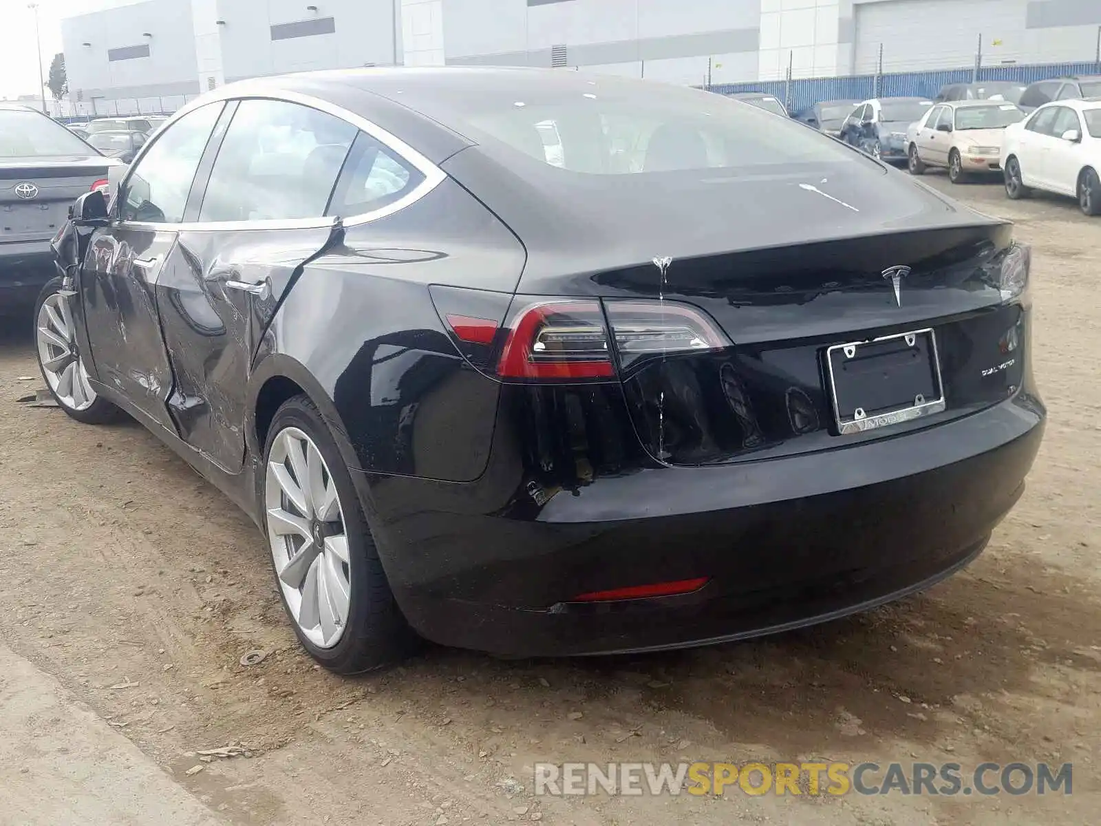 3 Photograph of a damaged car 5YJ3E1EB8LF650795 TESLA MODEL 3 2020