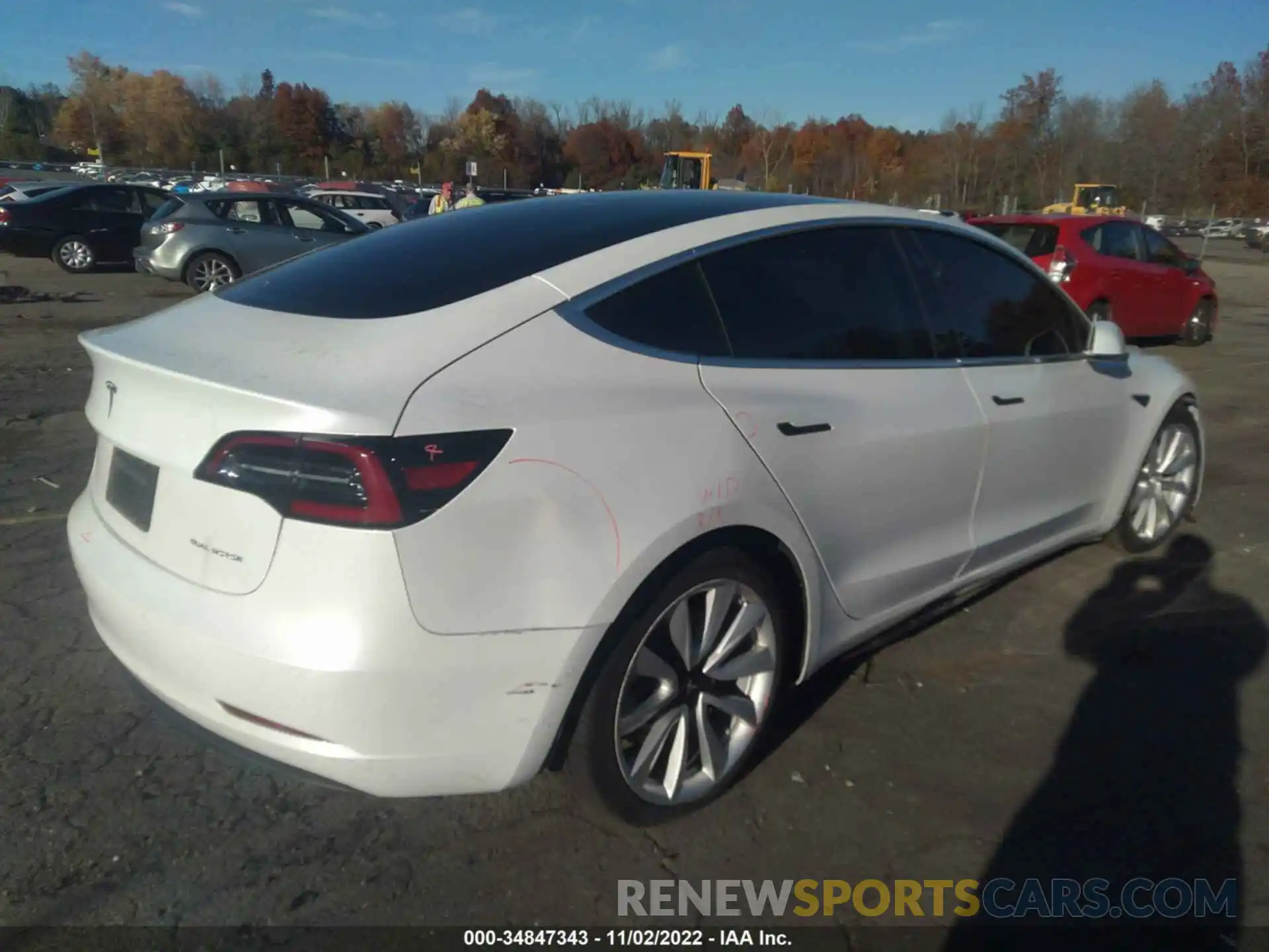 4 Photograph of a damaged car 5YJ3E1EB8LF667418 TESLA MODEL 3 2020