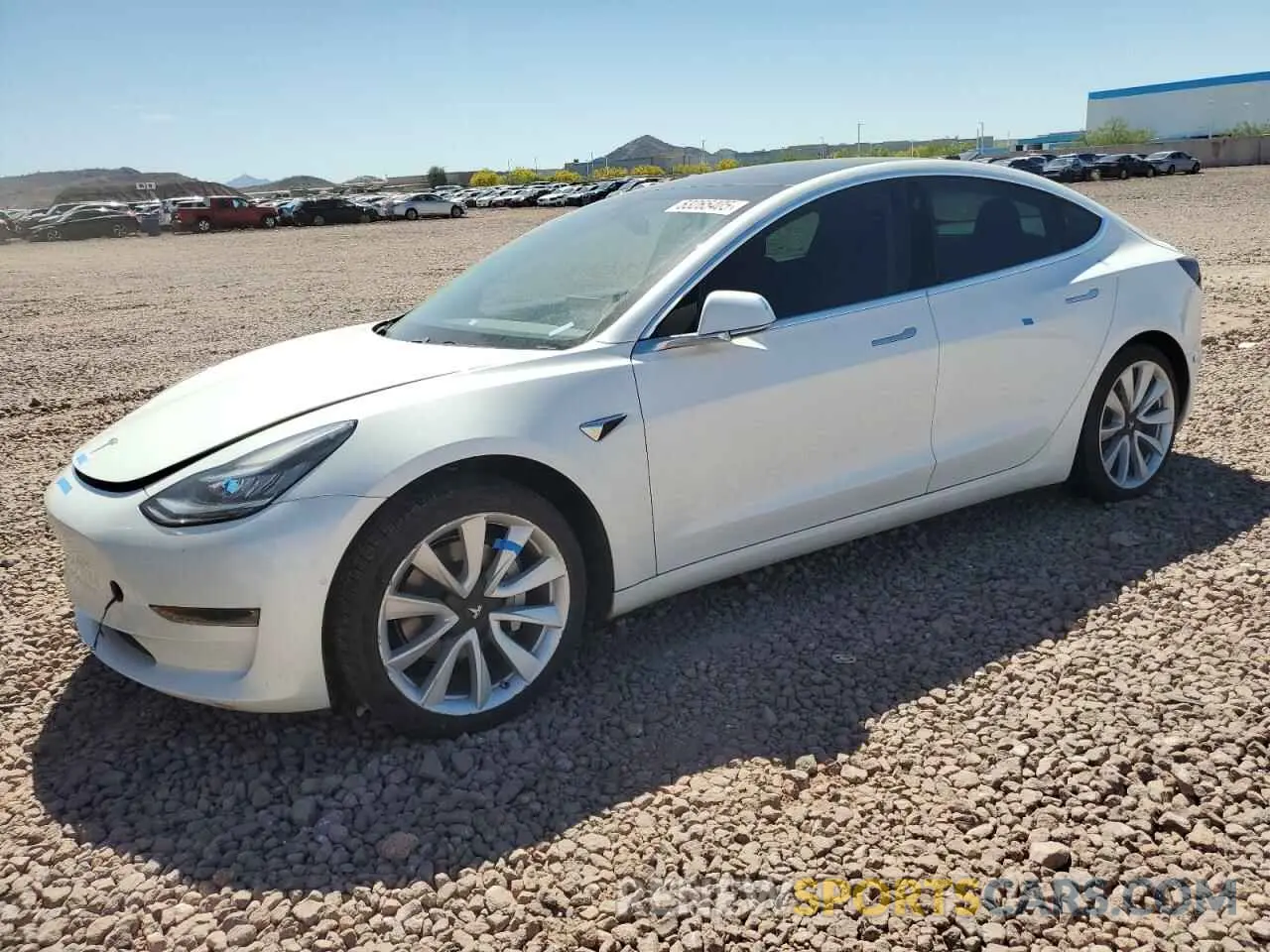 1 Photograph of a damaged car 5YJ3E1EB8LF712308 TESLA MODEL 3 2020