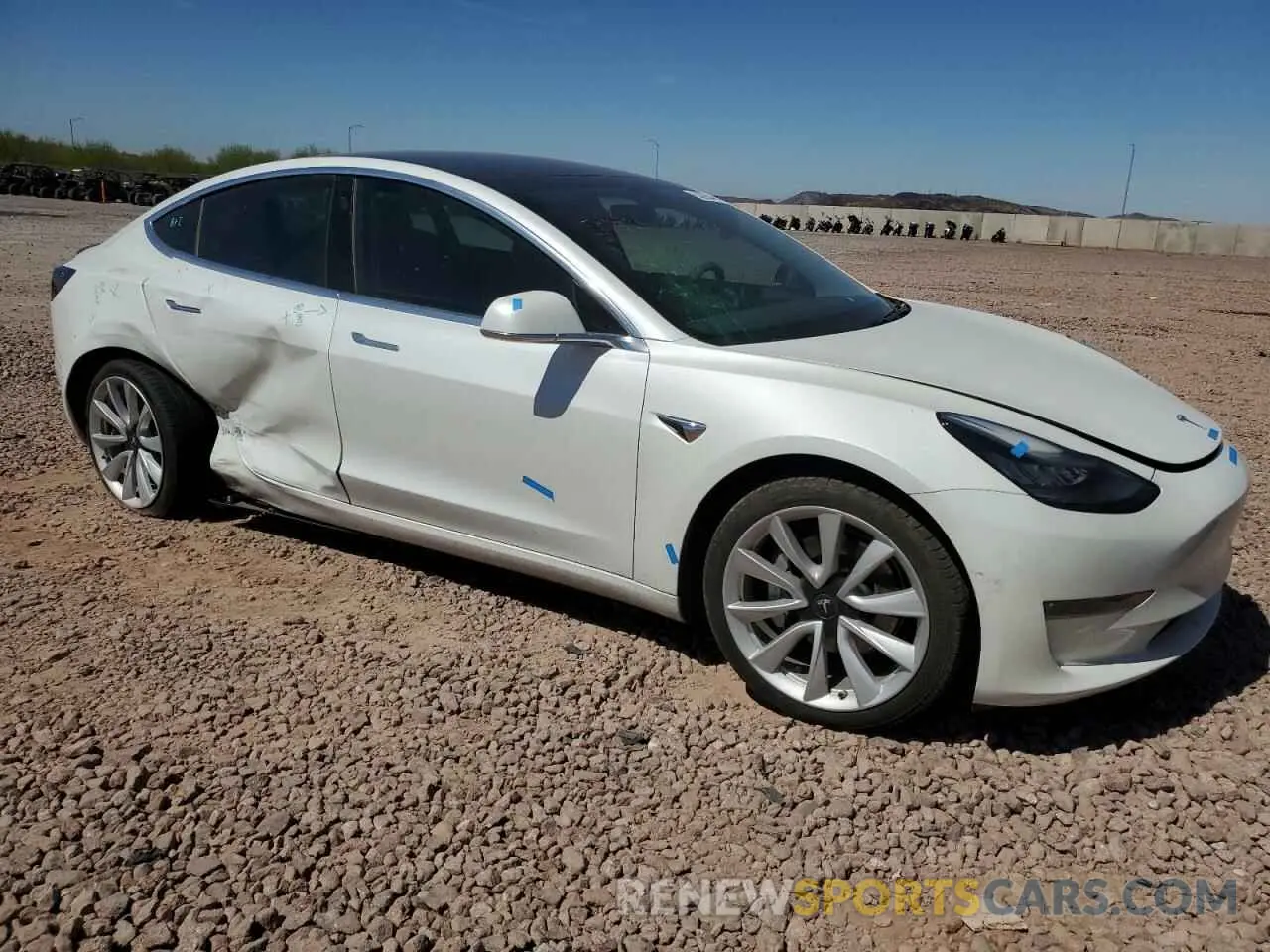 4 Photograph of a damaged car 5YJ3E1EB8LF712308 TESLA MODEL 3 2020