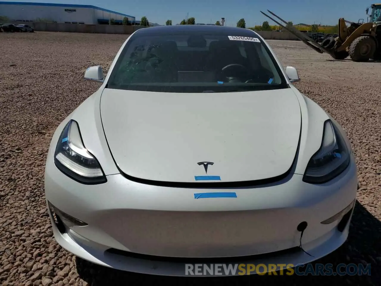 5 Photograph of a damaged car 5YJ3E1EB8LF712308 TESLA MODEL 3 2020