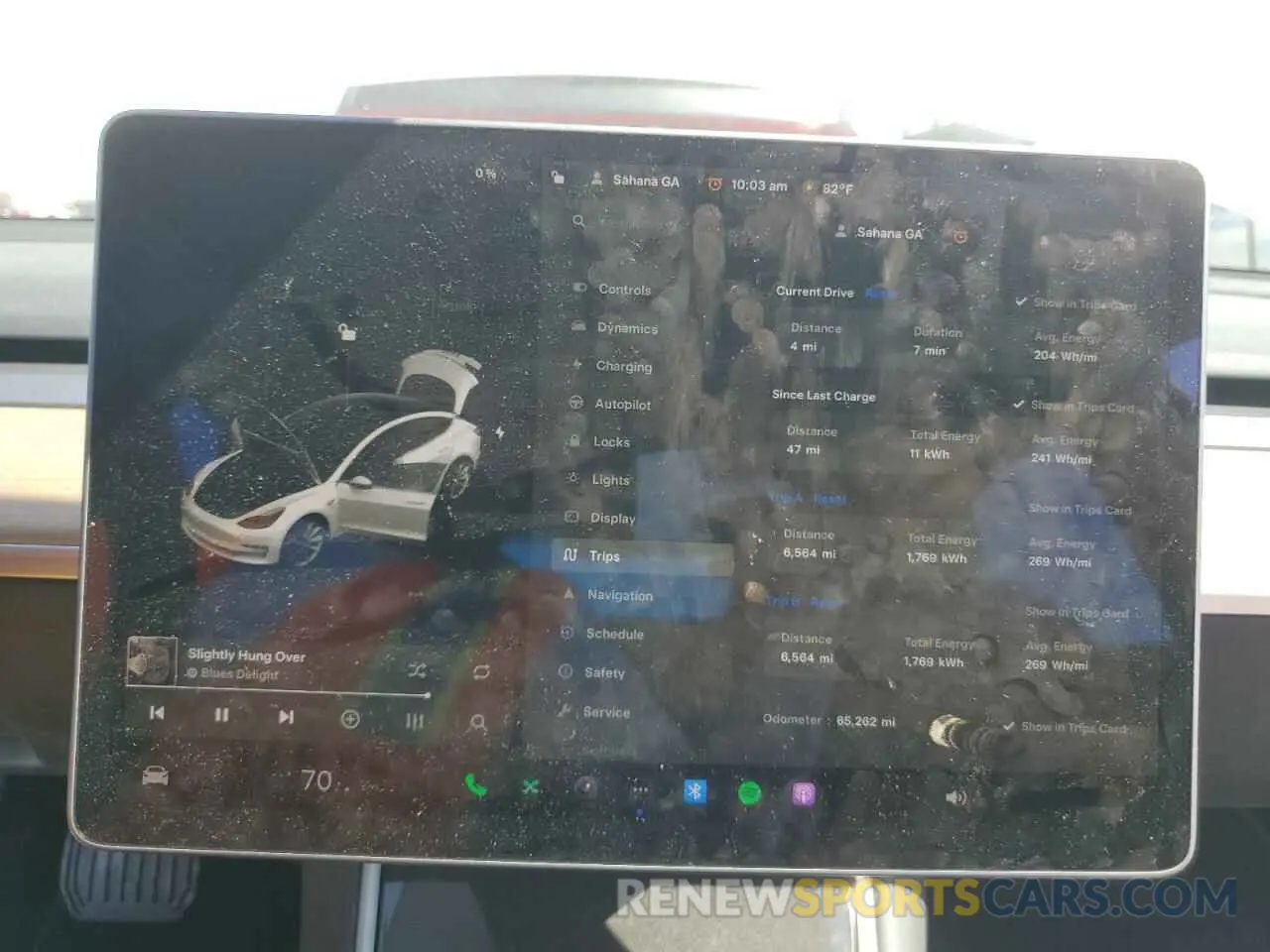 9 Photograph of a damaged car 5YJ3E1EB8LF712308 TESLA MODEL 3 2020