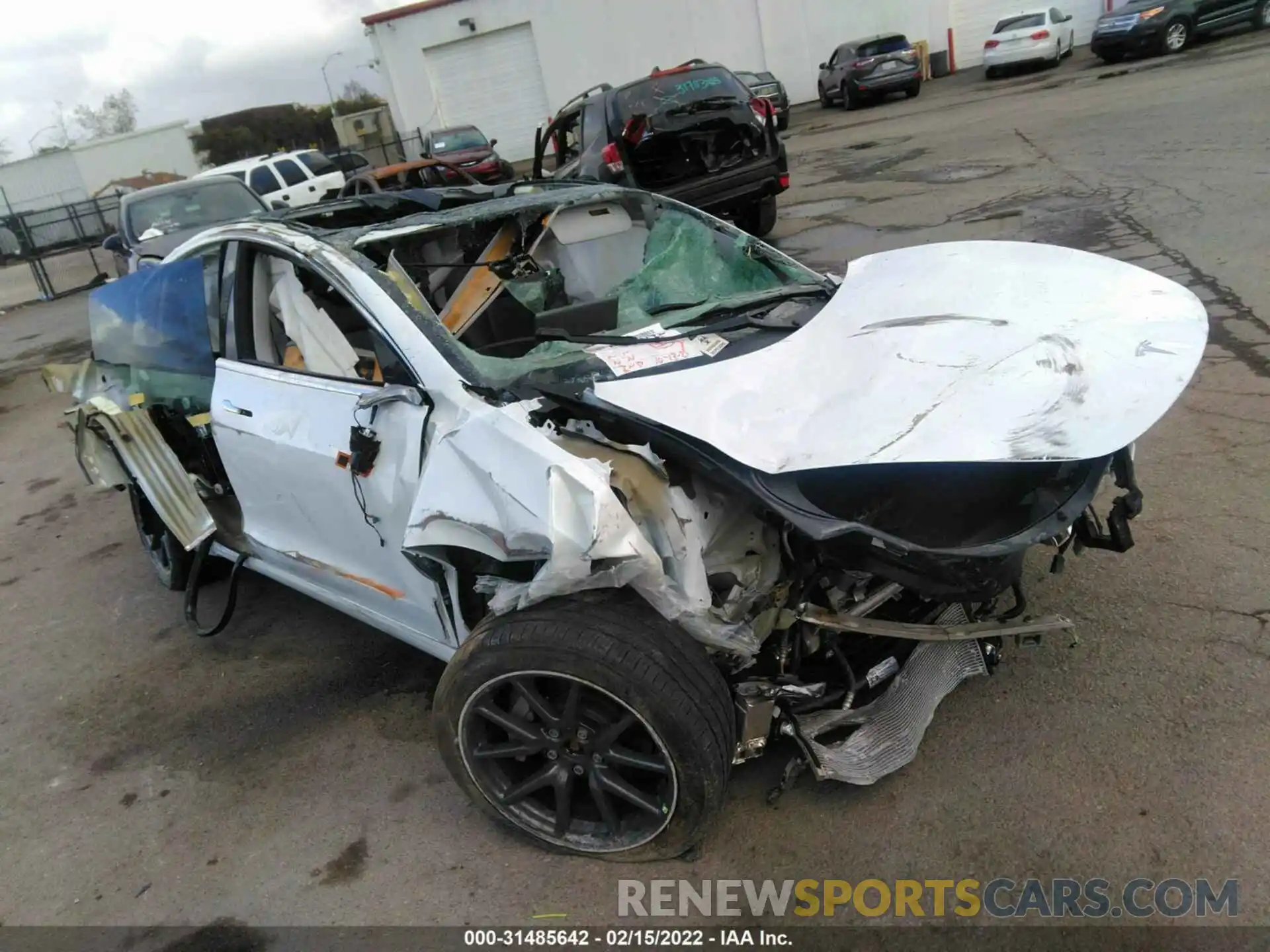 1 Photograph of a damaged car 5YJ3E1EB8LF746555 TESLA MODEL 3 2020