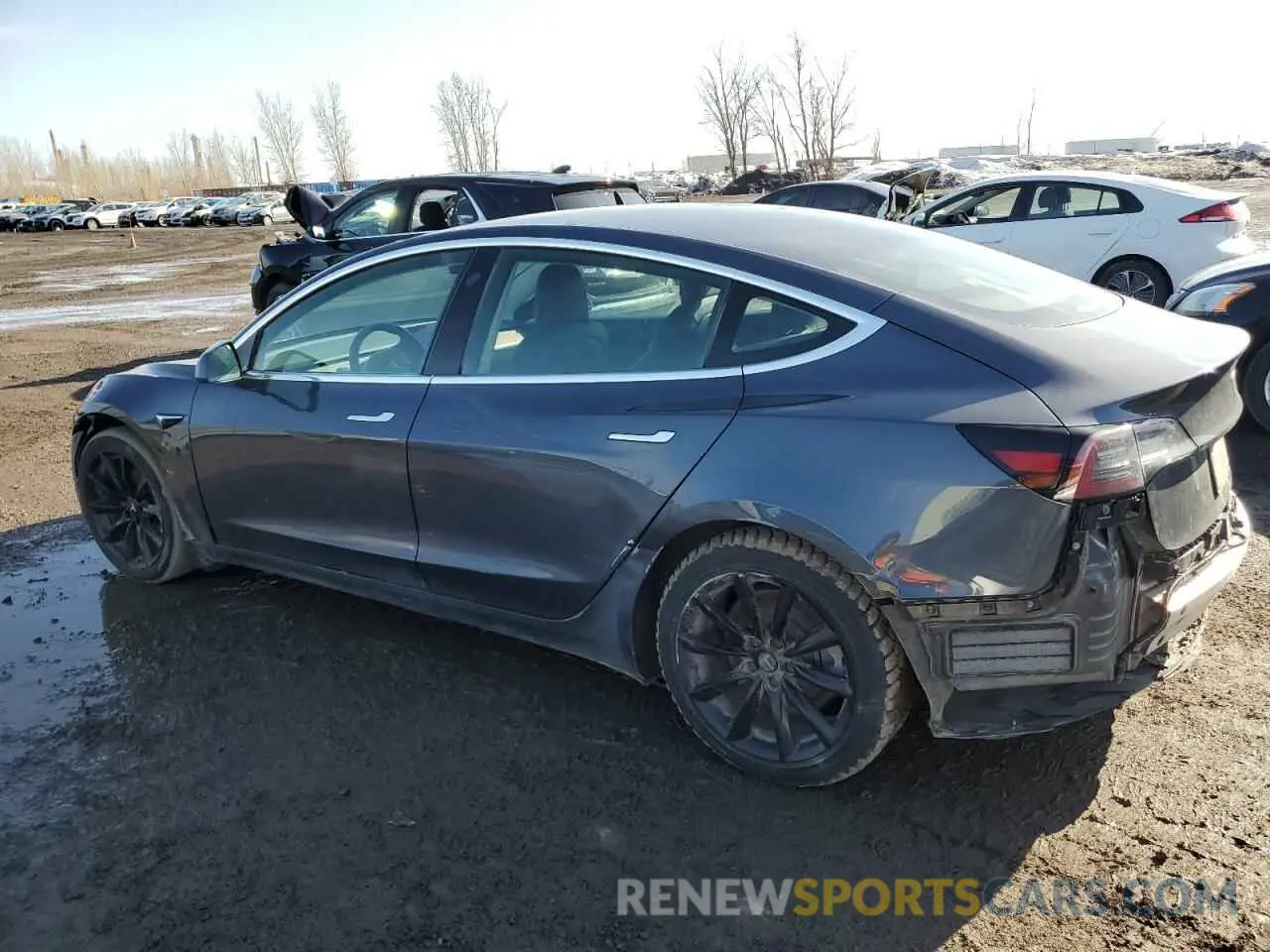 2 Photograph of a damaged car 5YJ3E1EB8LF786067 TESLA MODEL 3 2020