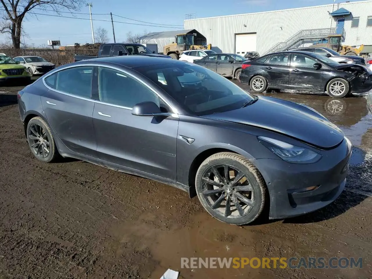 4 Photograph of a damaged car 5YJ3E1EB8LF786067 TESLA MODEL 3 2020