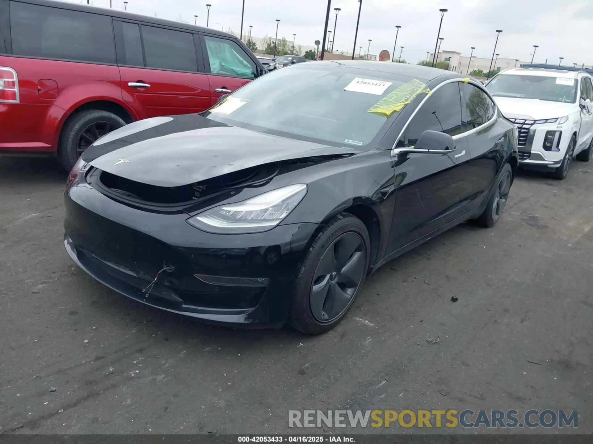 2 Photograph of a damaged car 5YJ3E1EB8LF790197 TESLA MODEL 3 2020