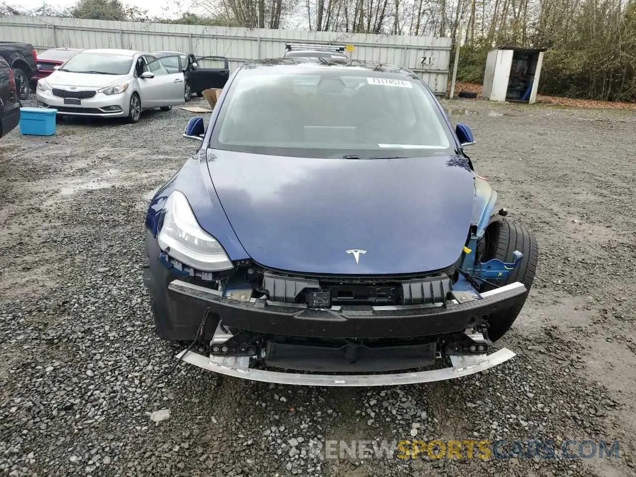 5 Photograph of a damaged car 5YJ3E1EB8LF800601 TESLA MODEL 3 2020