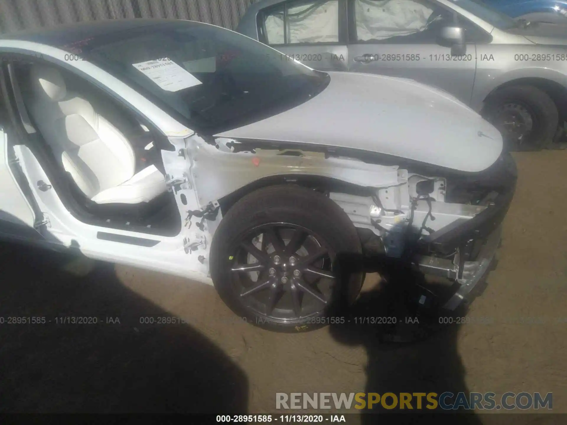 6 Photograph of a damaged car 5YJ3E1EB8LF801778 TESLA MODEL 3 2020