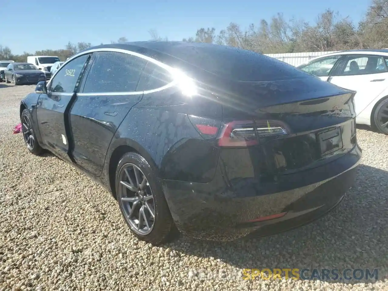 3 Photograph of a damaged car 5YJ3E1EB9LF599579 TESLA MODEL 3 2020