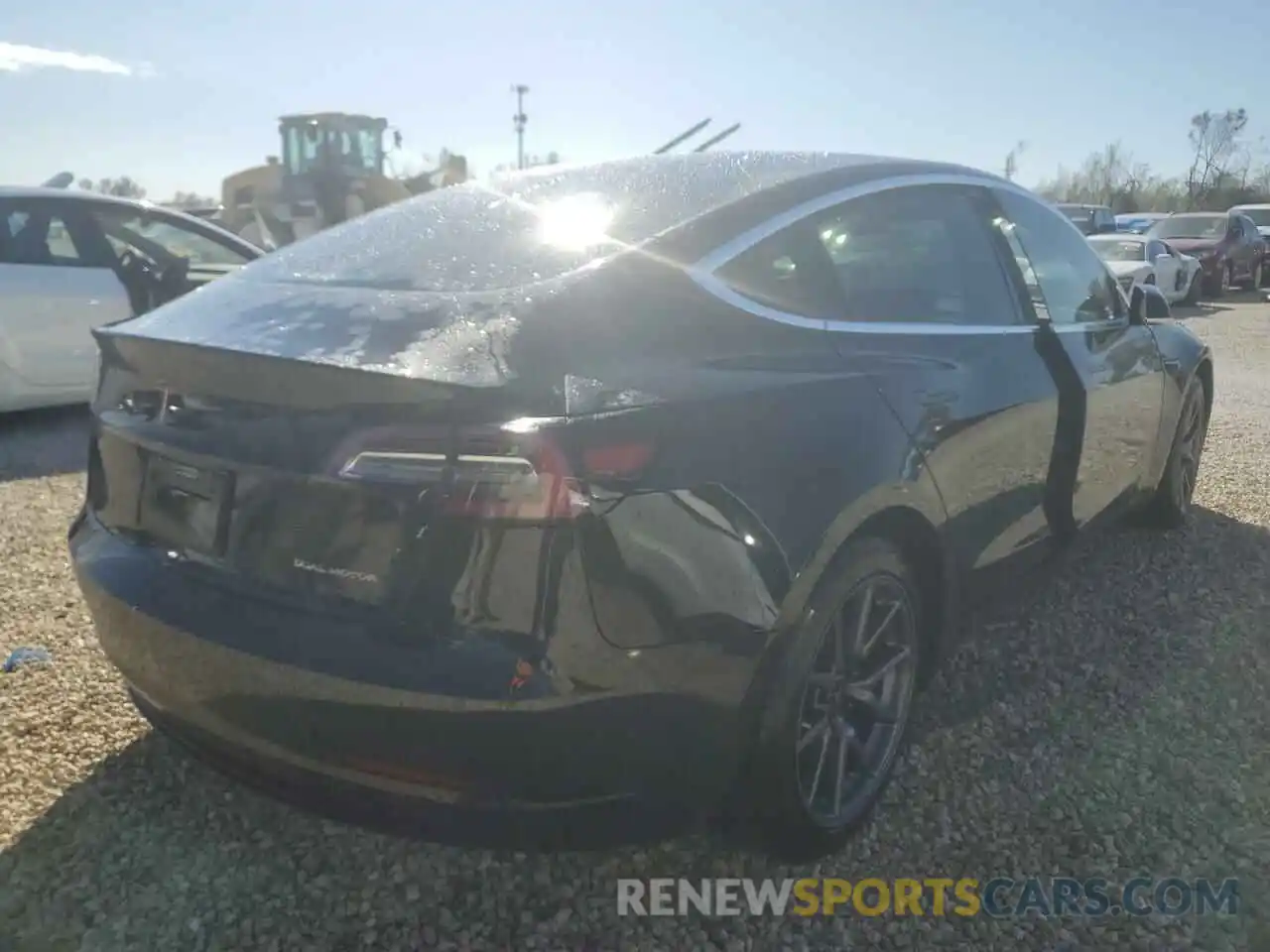 4 Photograph of a damaged car 5YJ3E1EB9LF599579 TESLA MODEL 3 2020