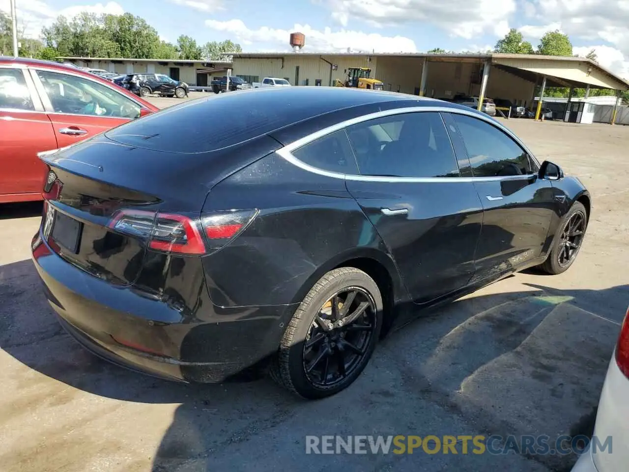 3 Photograph of a damaged car 5YJ3E1EB9LF599873 TESLA MODEL 3 2020