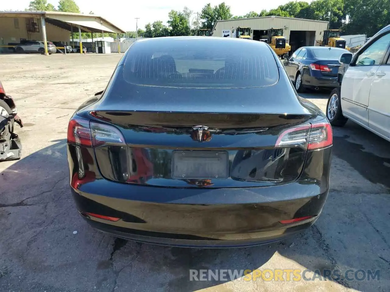 6 Photograph of a damaged car 5YJ3E1EB9LF599873 TESLA MODEL 3 2020