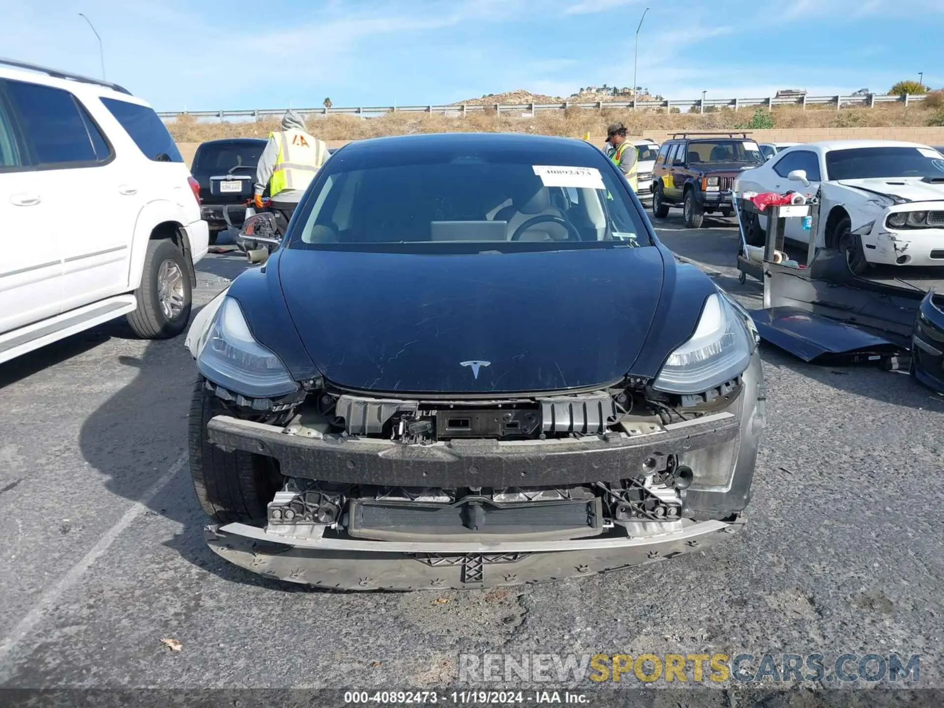 13 Photograph of a damaged car 5YJ3E1EB9LF600049 TESLA MODEL 3 2020
