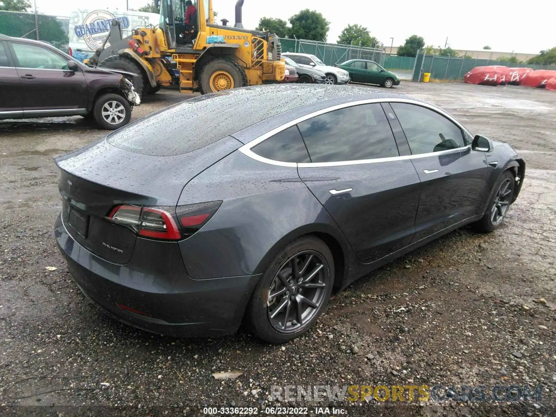 4 Photograph of a damaged car 5YJ3E1EB9LF616722 TESLA MODEL 3 2020