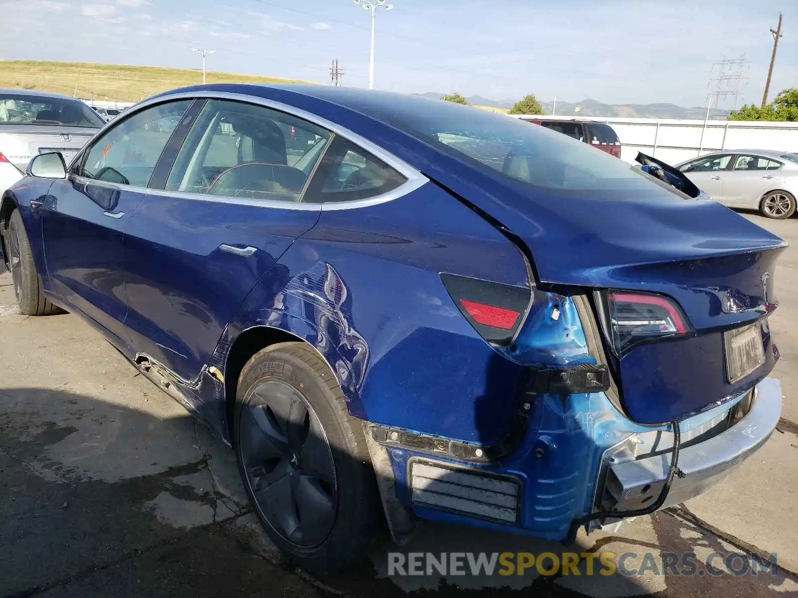 3 Photograph of a damaged car 5YJ3E1EB9LF617420 TESLA MODEL 3 2020