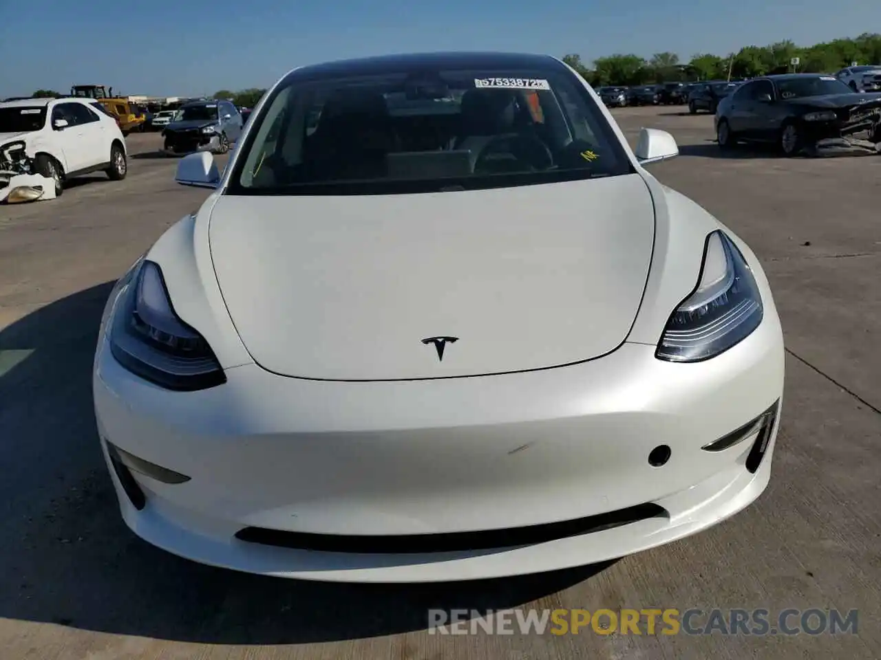 9 Photograph of a damaged car 5YJ3E1EB9LF637005 TESLA MODEL 3 2020