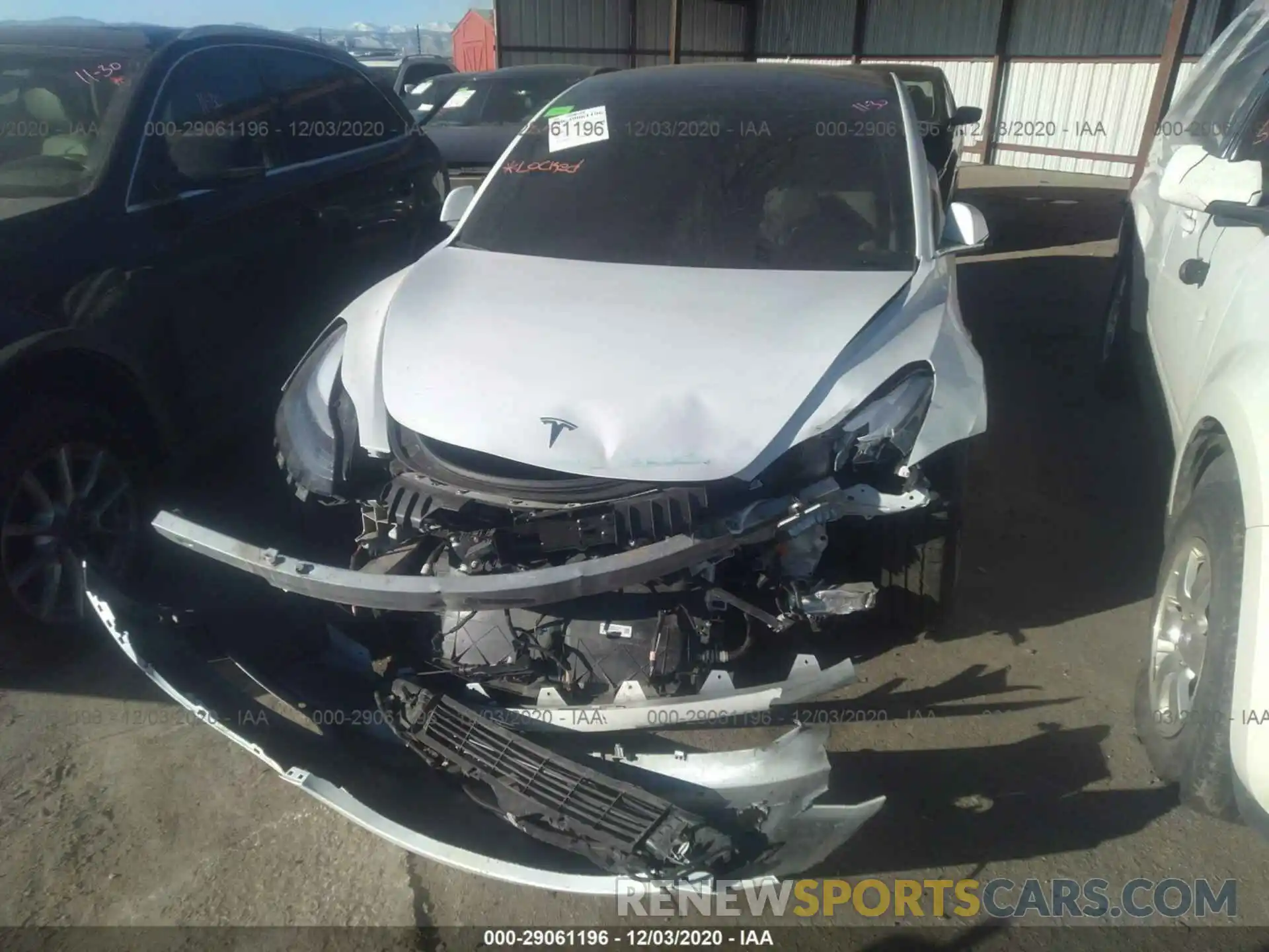 6 Photograph of a damaged car 5YJ3E1EB9LF639904 TESLA MODEL 3 2020