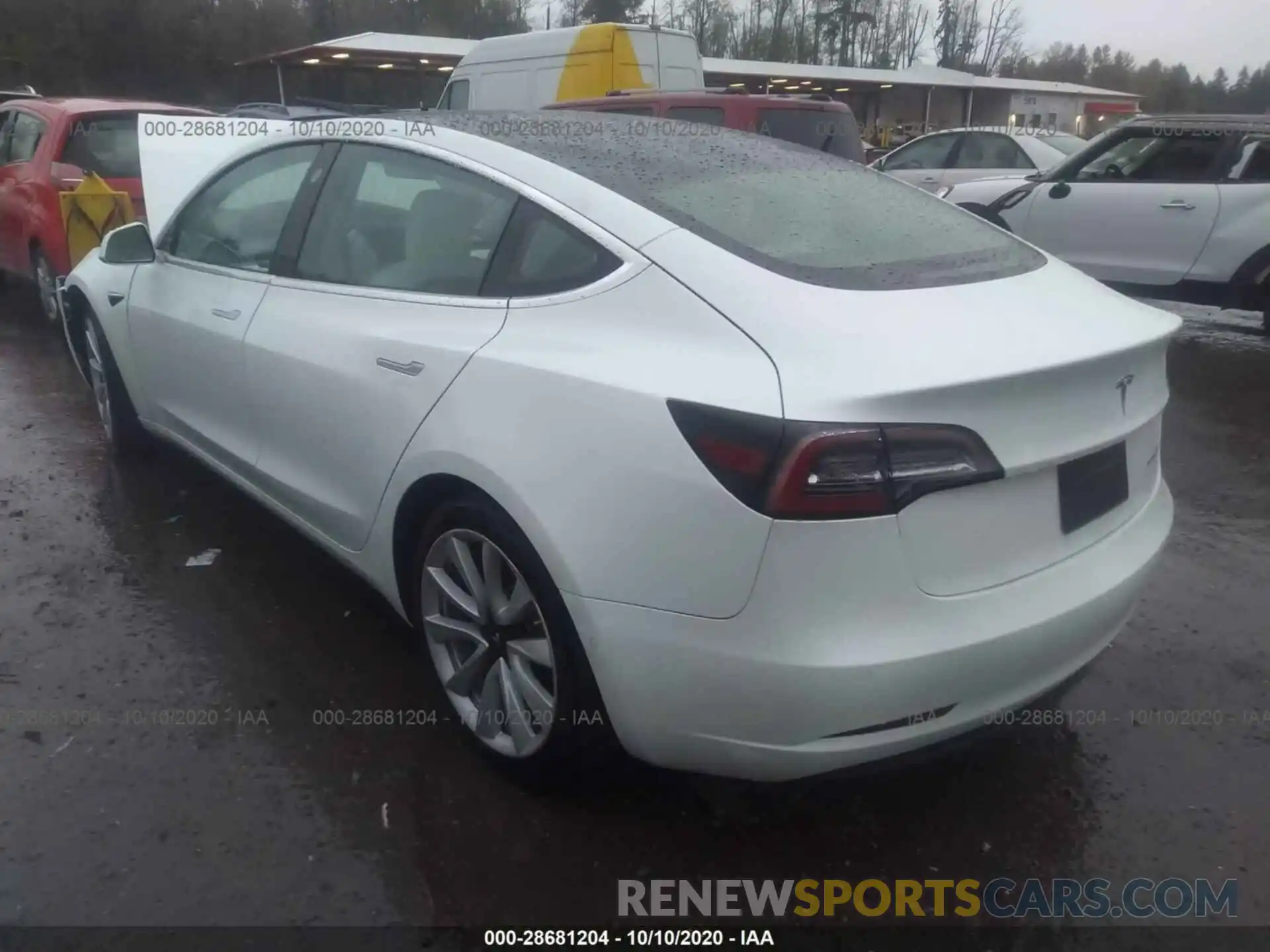 3 Photograph of a damaged car 5YJ3E1EB9LF640289 TESLA MODEL 3 2020