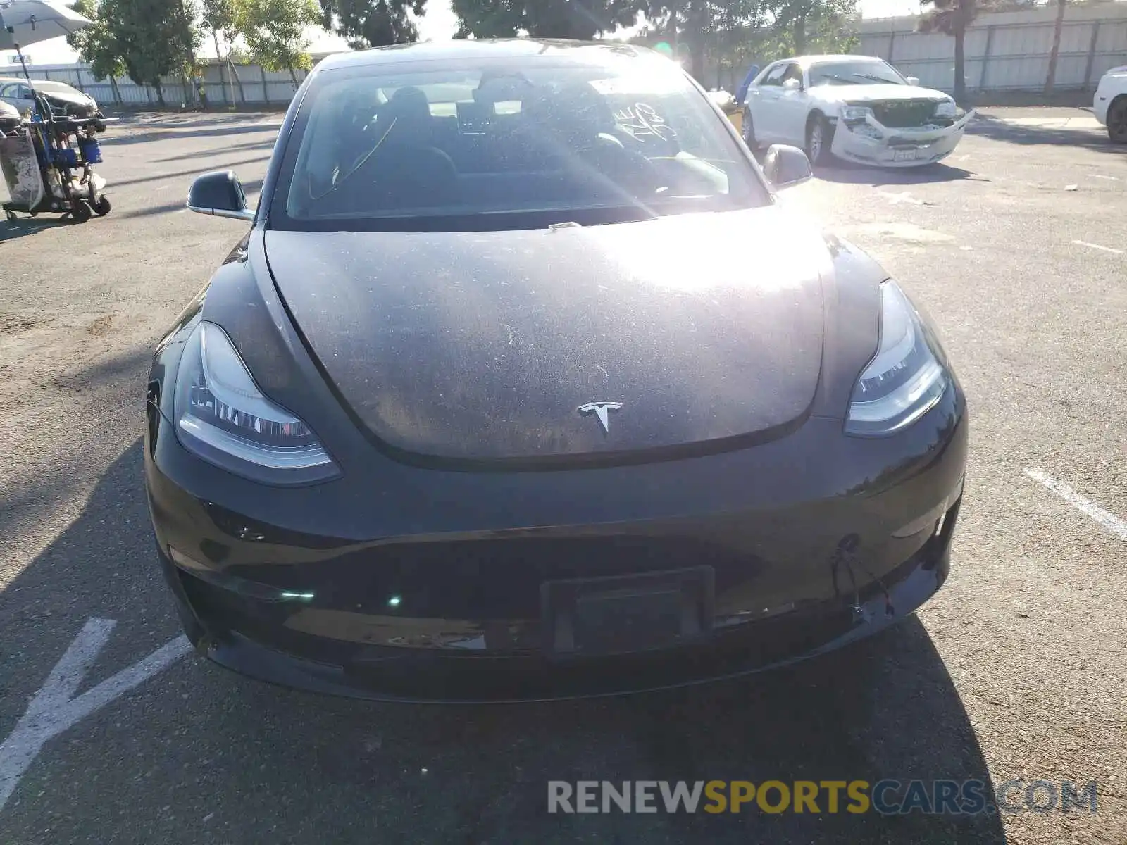 9 Photograph of a damaged car 5YJ3E1EB9LF647422 TESLA MODEL 3 2020