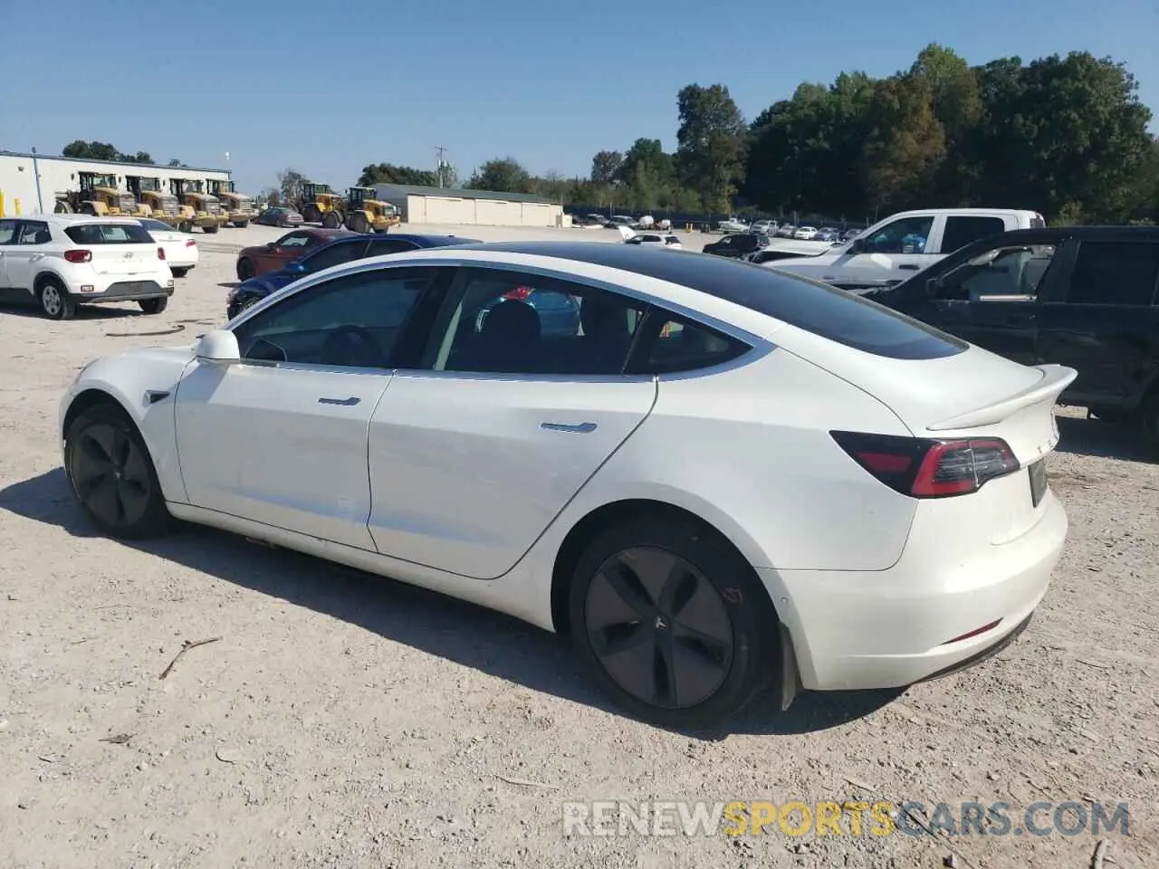 2 Photograph of a damaged car 5YJ3E1EB9LF665032 TESLA MODEL 3 2020