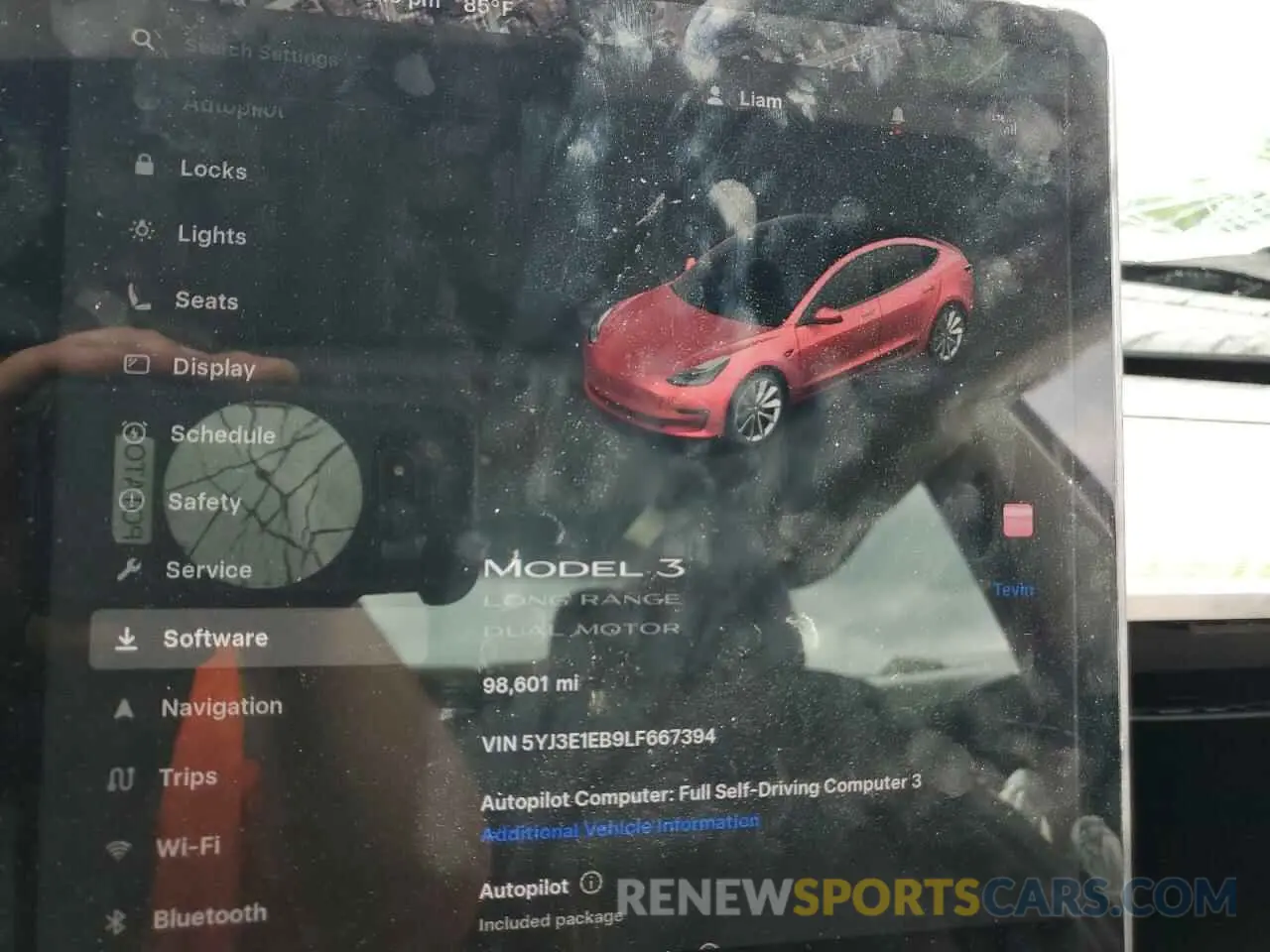 9 Photograph of a damaged car 5YJ3E1EB9LF667394 TESLA MODEL 3 2020