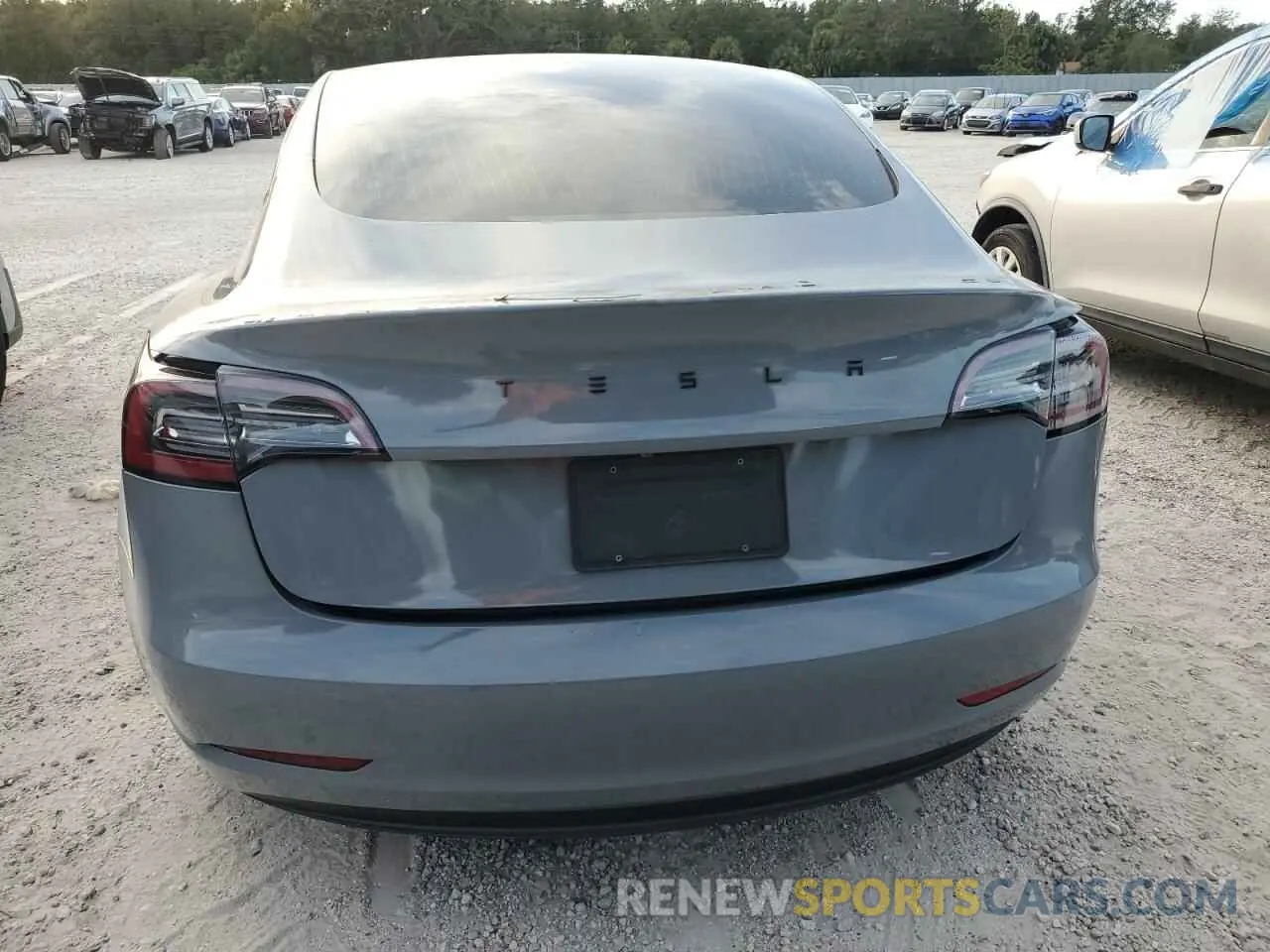 6 Photograph of a damaged car 5YJ3E1EB9LF668433 TESLA MODEL 3 2020