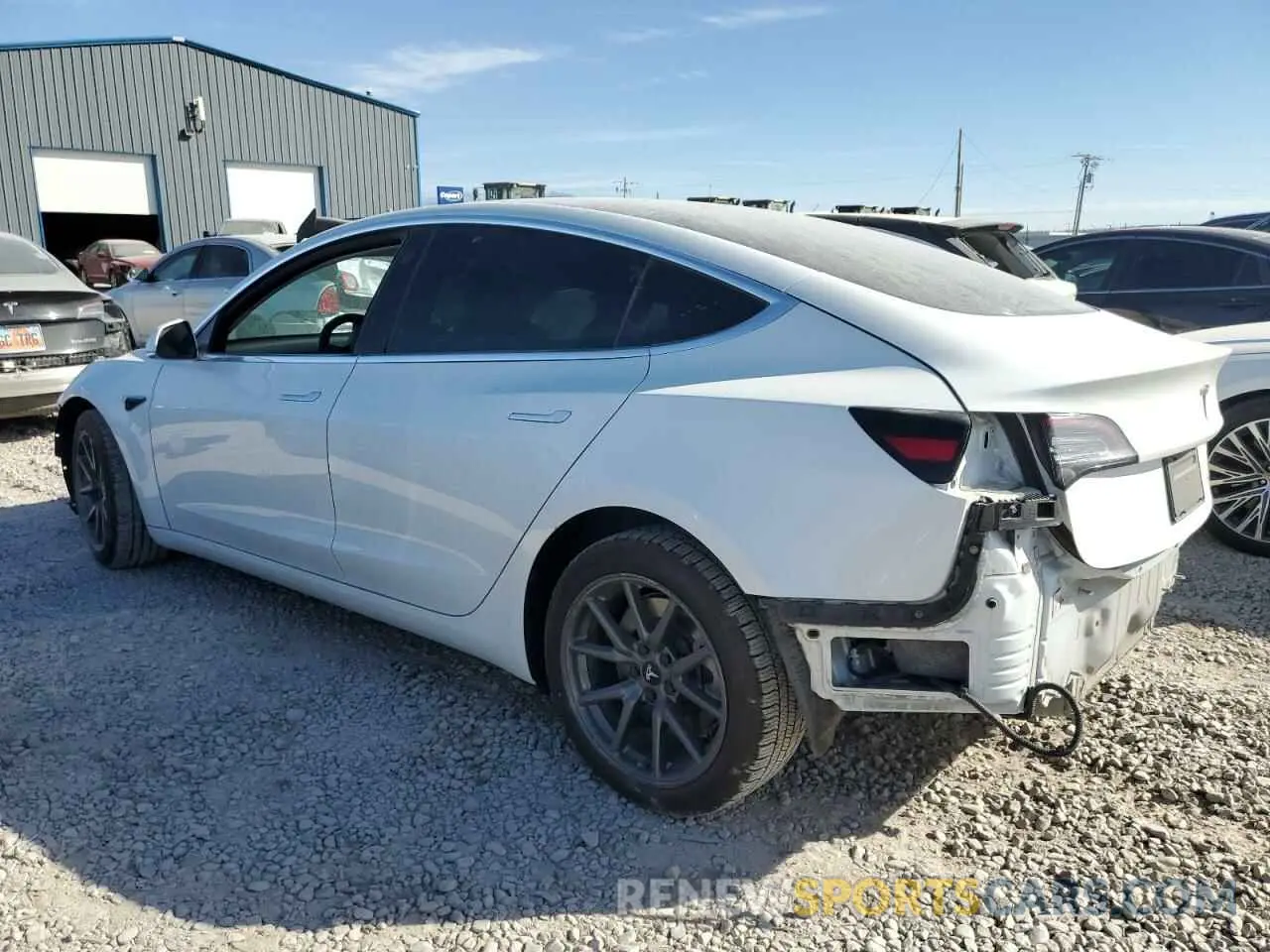 2 Photograph of a damaged car 5YJ3E1EB9LF735189 TESLA MODEL 3 2020