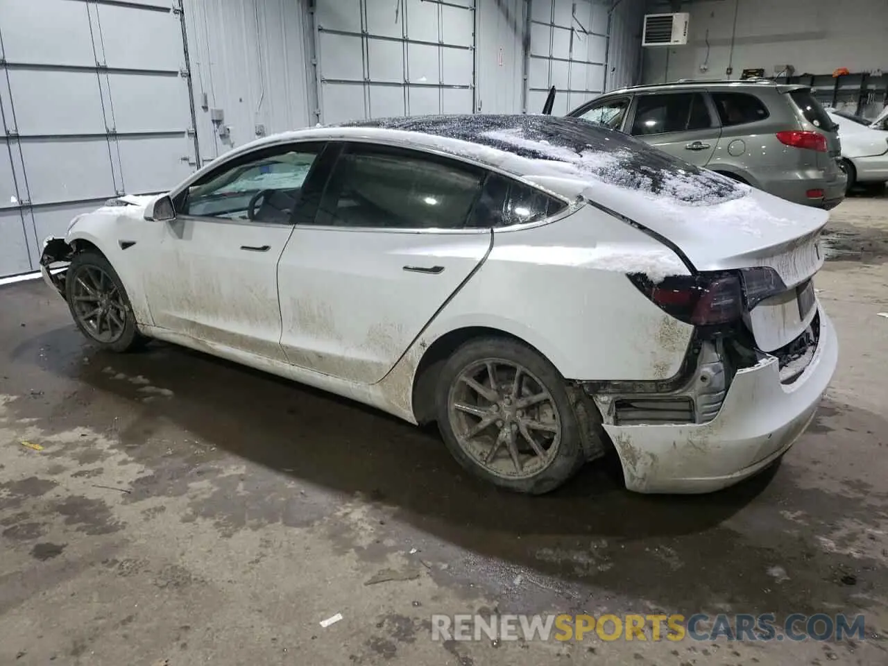 2 Photograph of a damaged car 5YJ3E1EB9LF741624 TESLA MODEL 3 2020