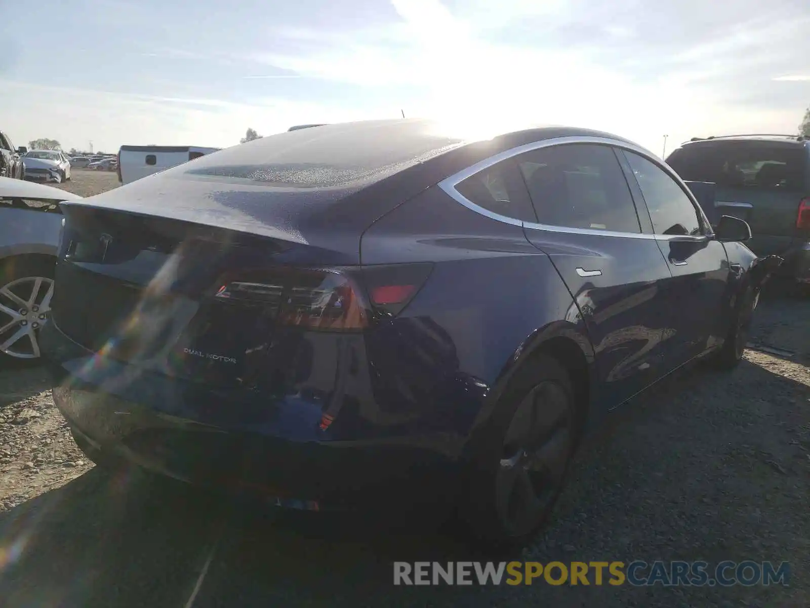 4 Photograph of a damaged car 5YJ3E1EB9LF742644 TESLA MODEL 3 2020