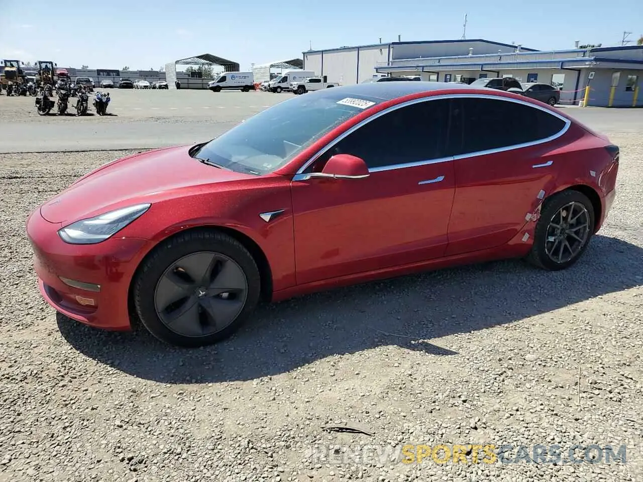 1 Photograph of a damaged car 5YJ3E1EB9LF744314 TESLA MODEL 3 2020