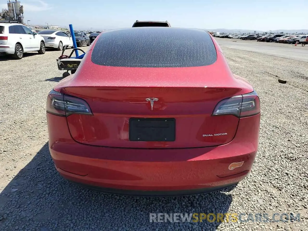 6 Photograph of a damaged car 5YJ3E1EB9LF744314 TESLA MODEL 3 2020
