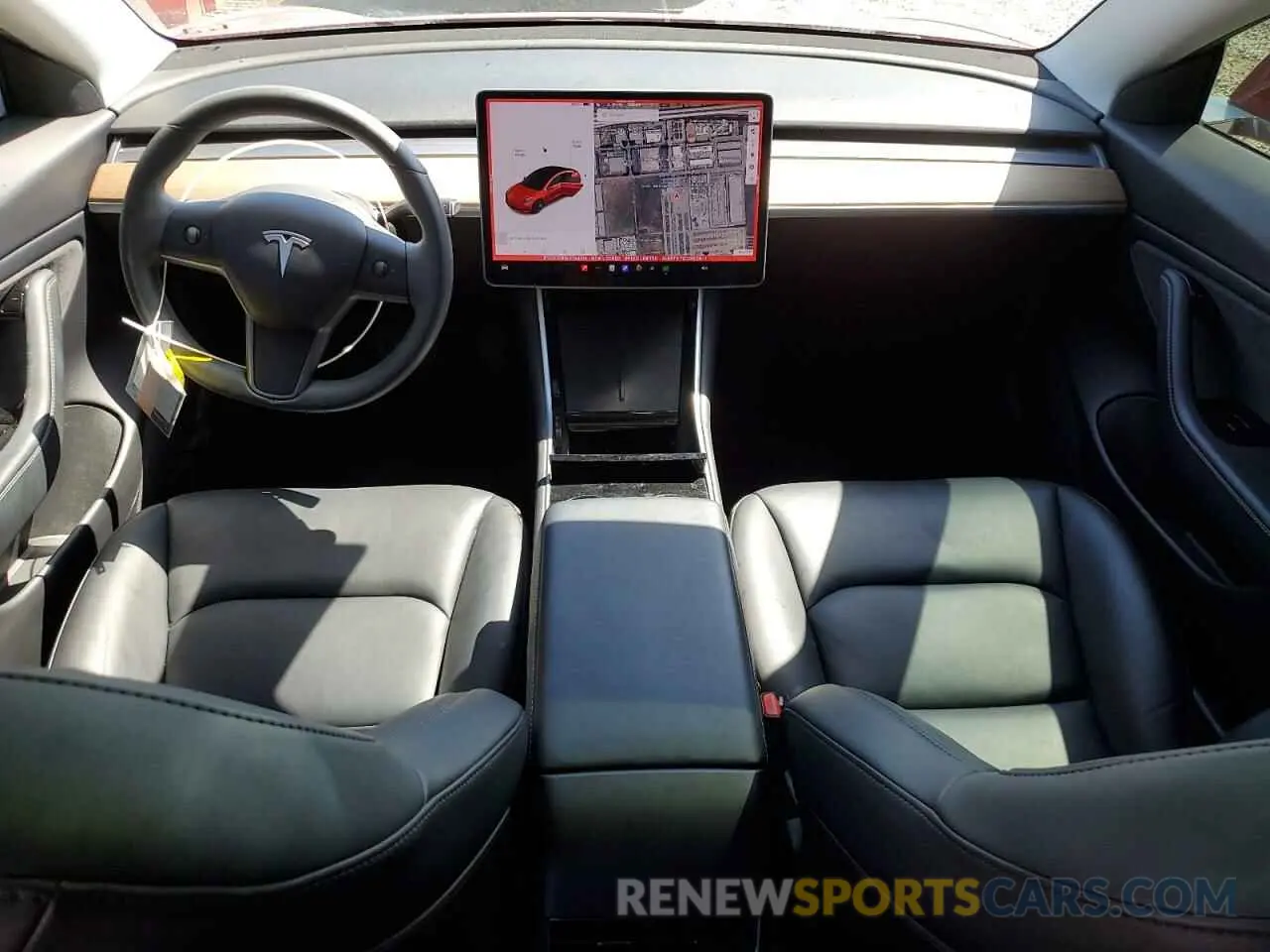 8 Photograph of a damaged car 5YJ3E1EB9LF744314 TESLA MODEL 3 2020