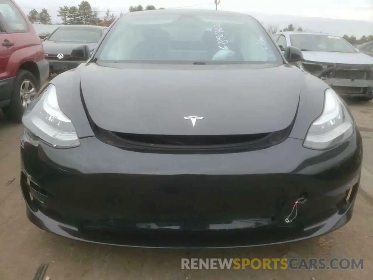 5 Photograph of a damaged car 5YJ3E1EB9LF744359 TESLA MODEL 3 2020