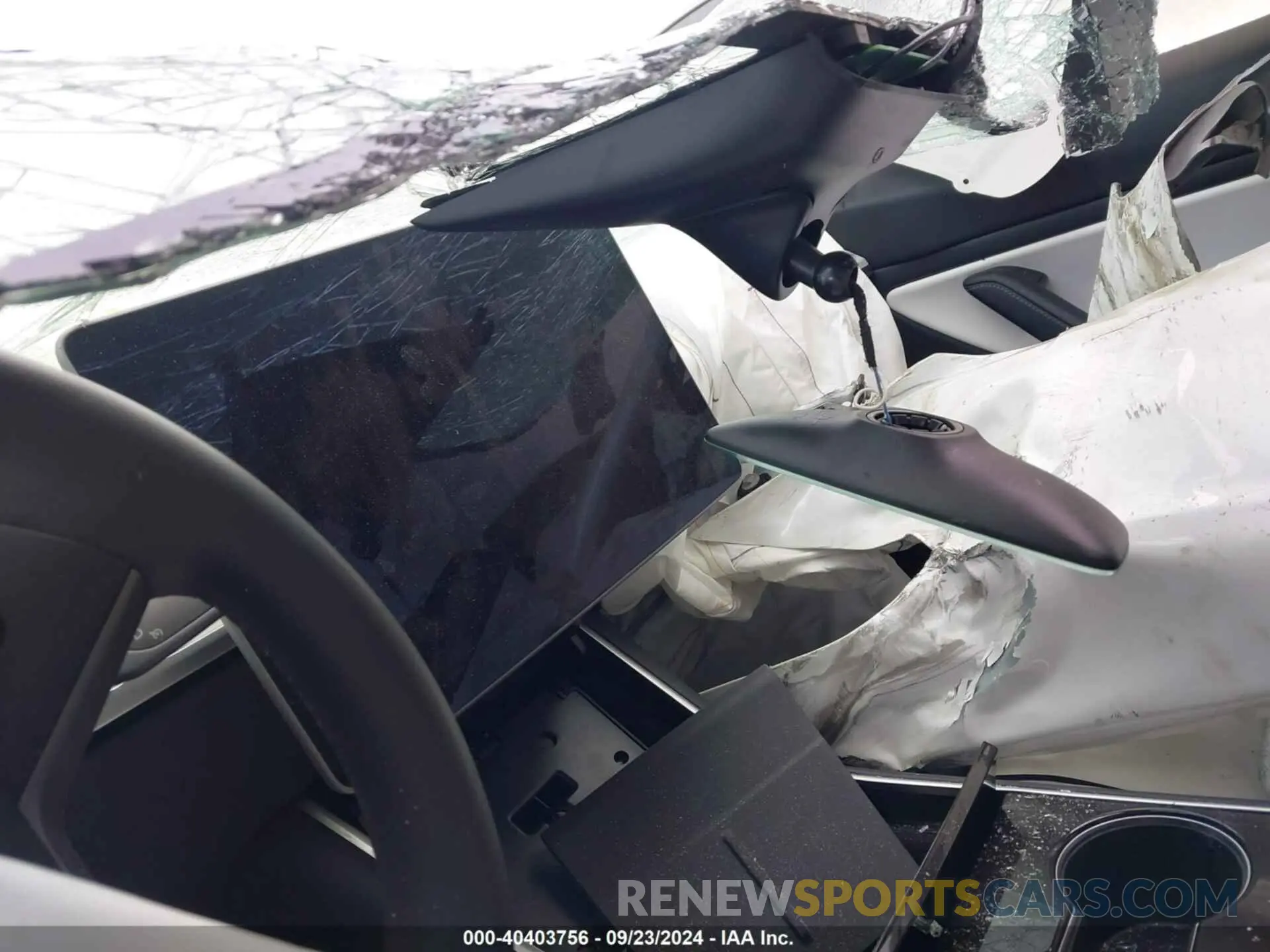 7 Photograph of a damaged car 5YJ3E1EB9LF744717 TESLA MODEL 3 2020