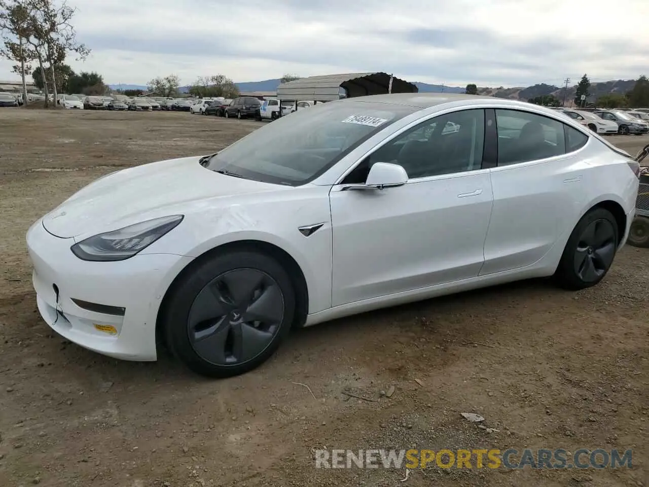 1 Photograph of a damaged car 5YJ3E1EB9LF746483 TESLA MODEL 3 2020