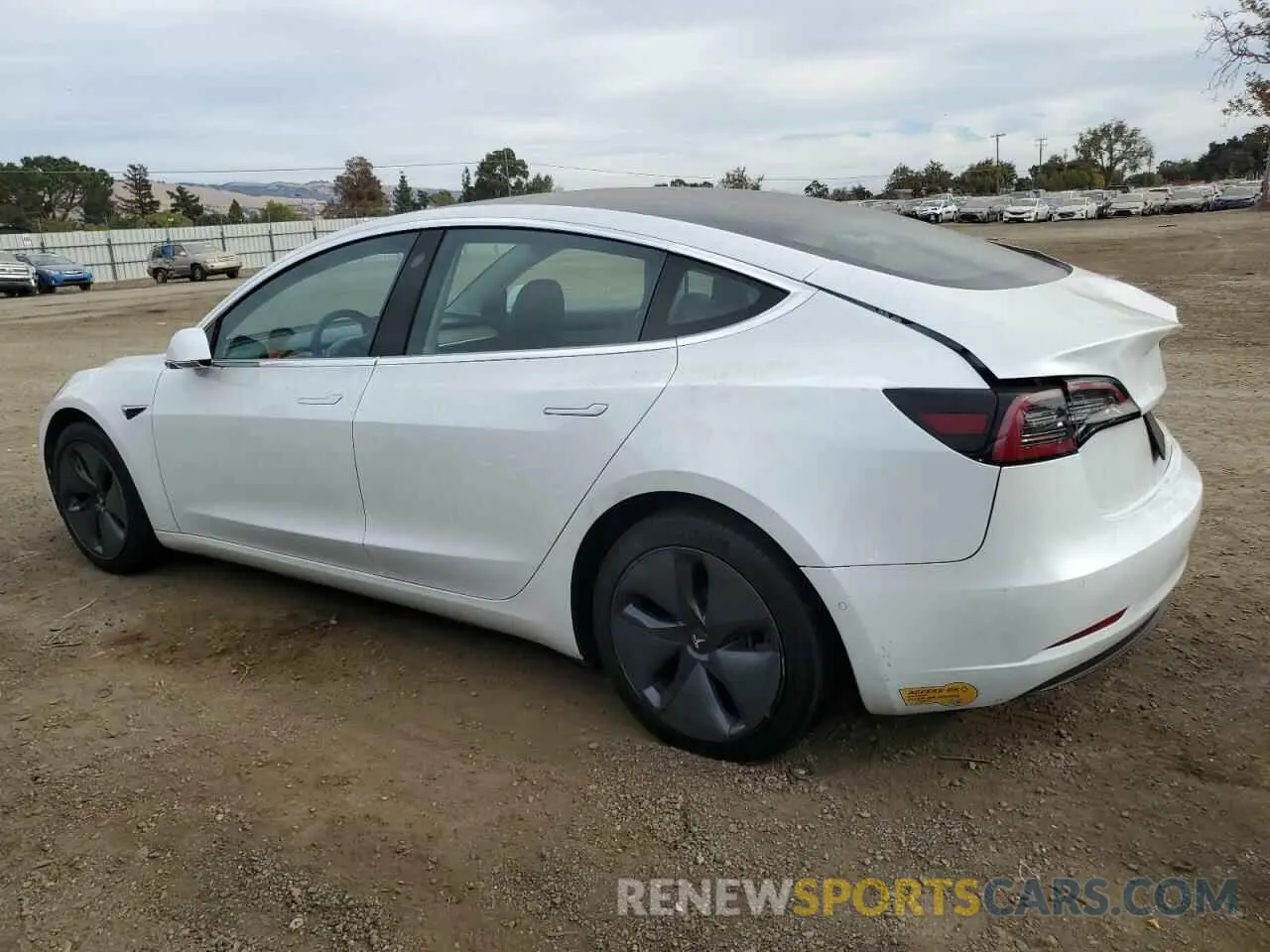 2 Photograph of a damaged car 5YJ3E1EB9LF746483 TESLA MODEL 3 2020