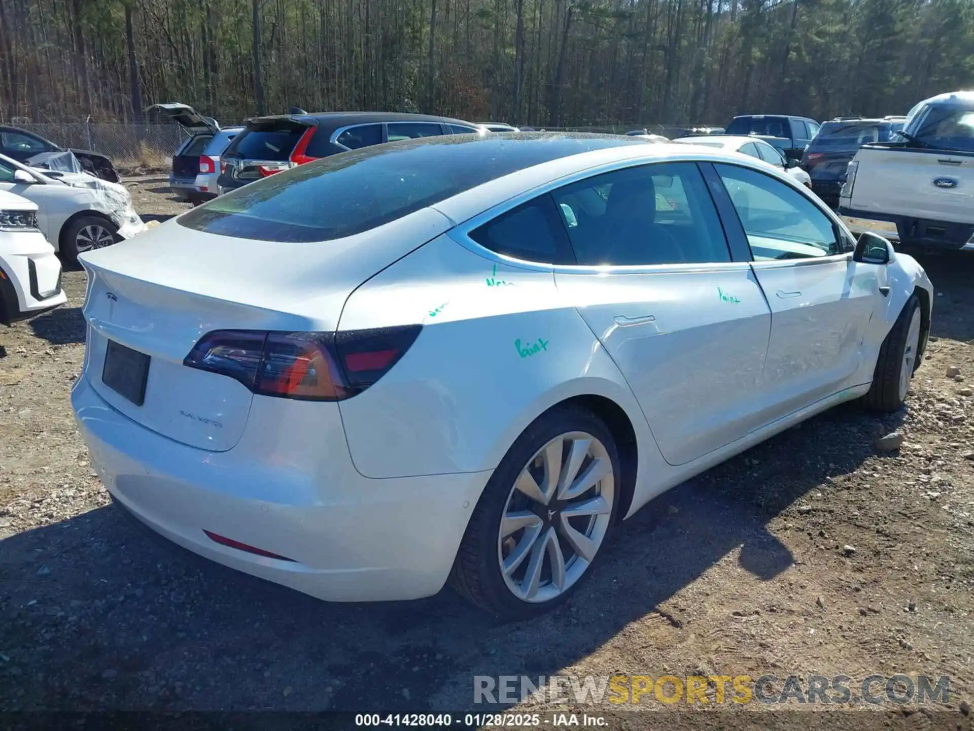 4 Photograph of a damaged car 5YJ3E1EB9LF746824 TESLA MODEL 3 2020