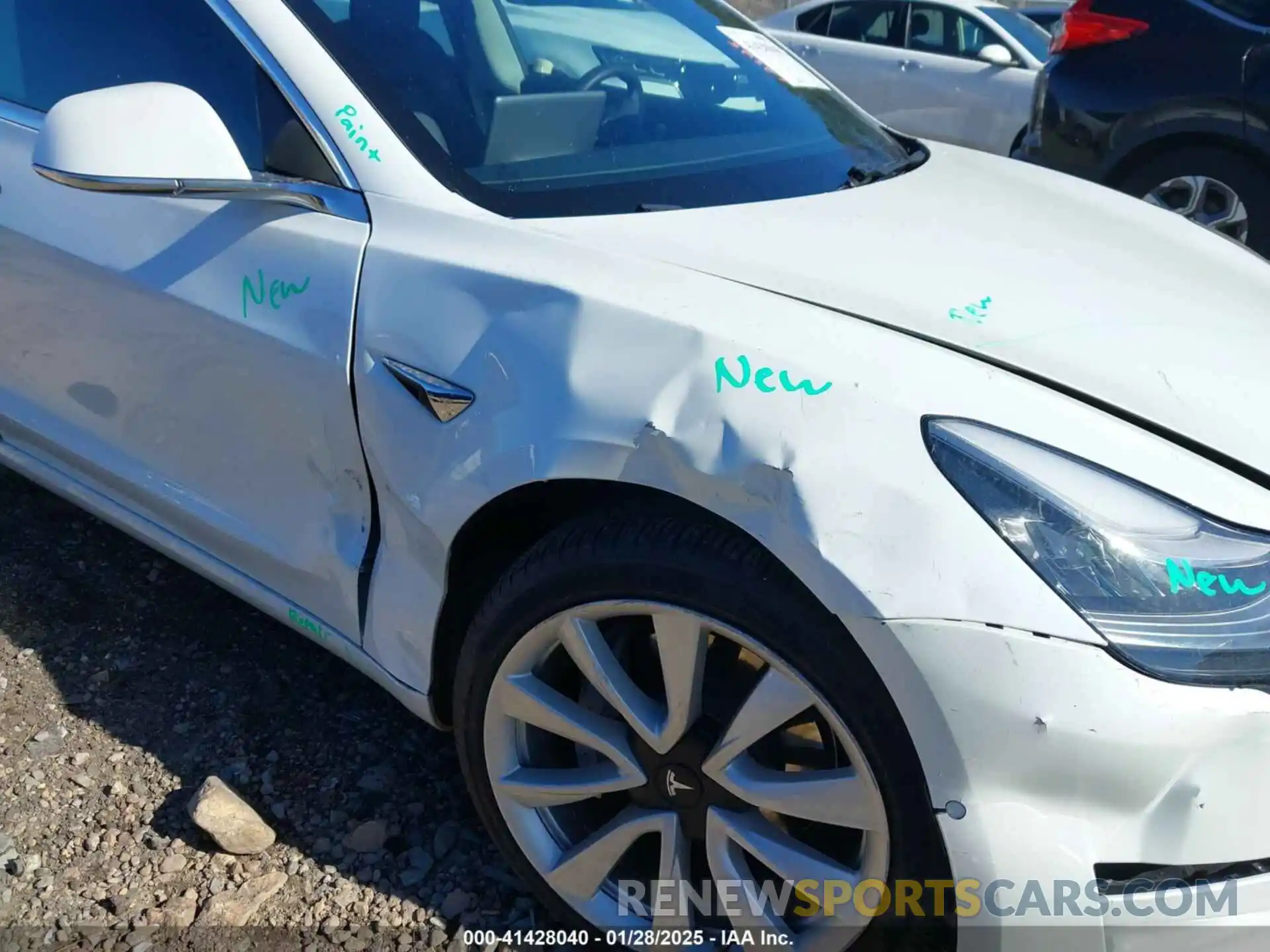 6 Photograph of a damaged car 5YJ3E1EB9LF746824 TESLA MODEL 3 2020